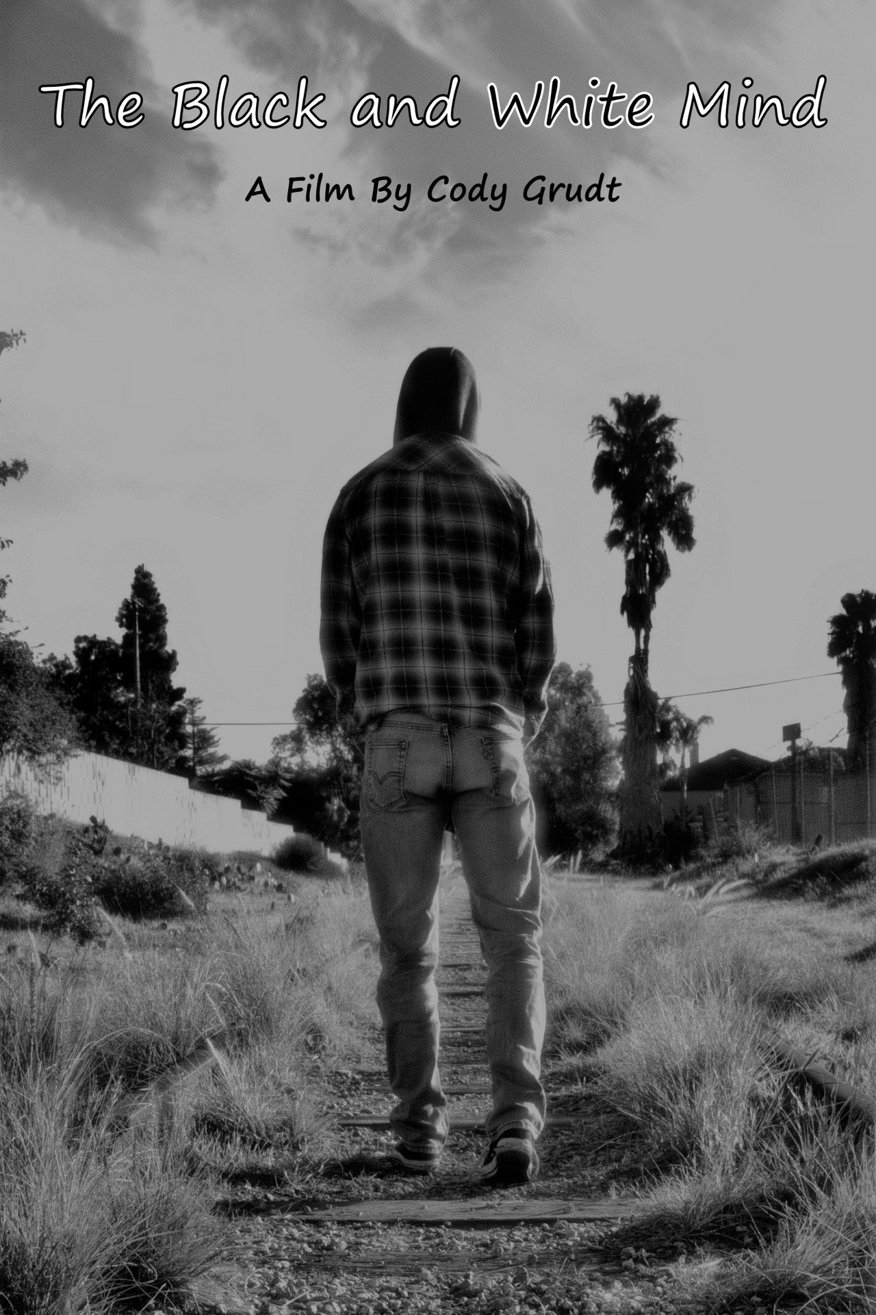 The Black and White Mind Backdrop