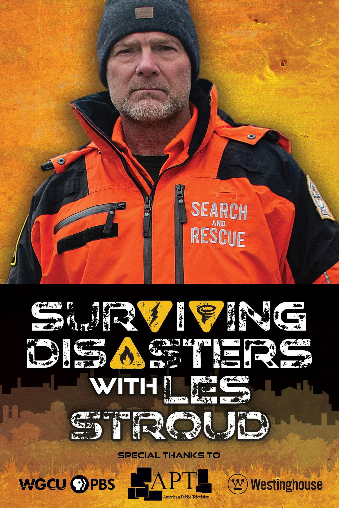 Surviving Disasters with Les Stroud Backdrop