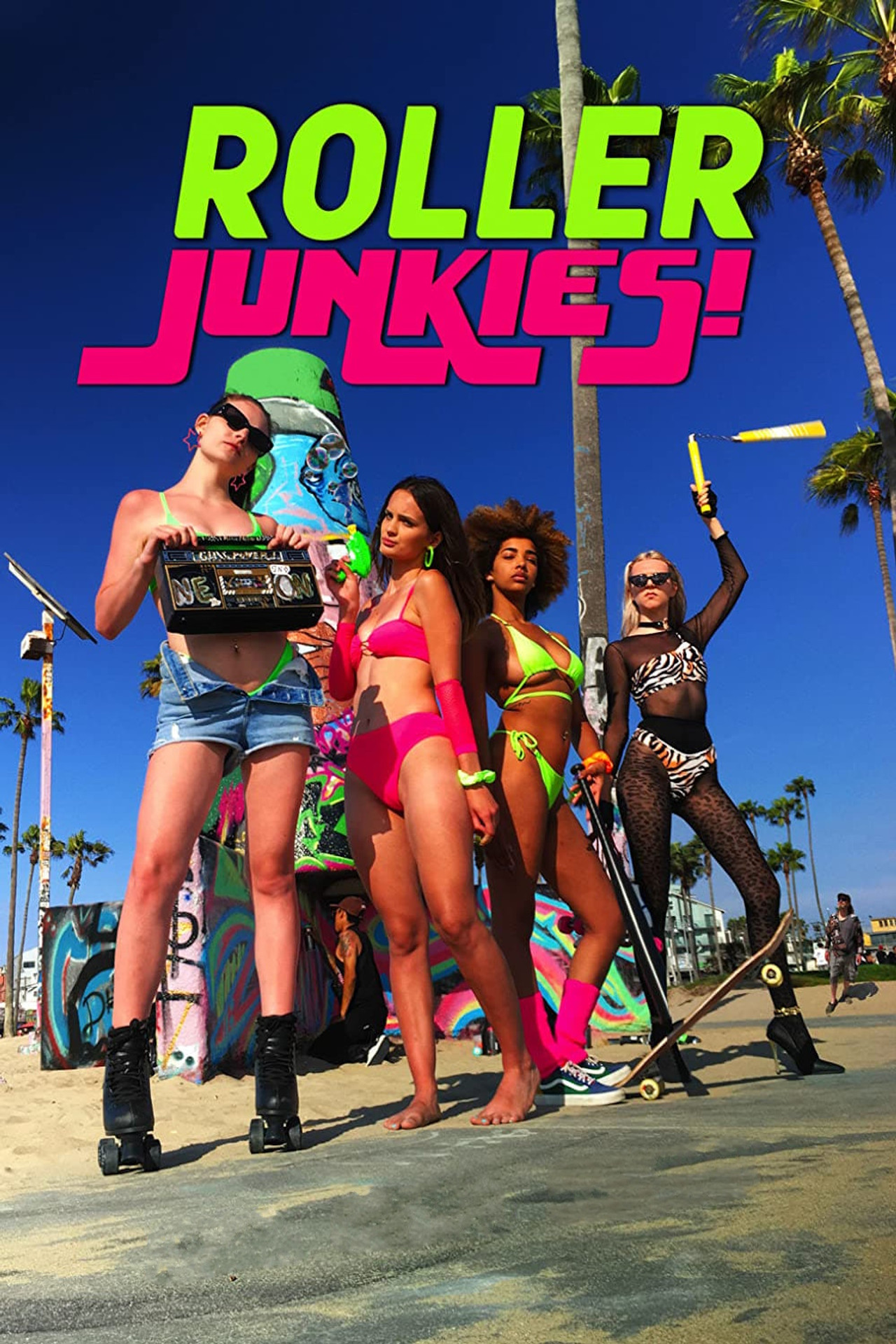 Roller Junkies! Backdrop