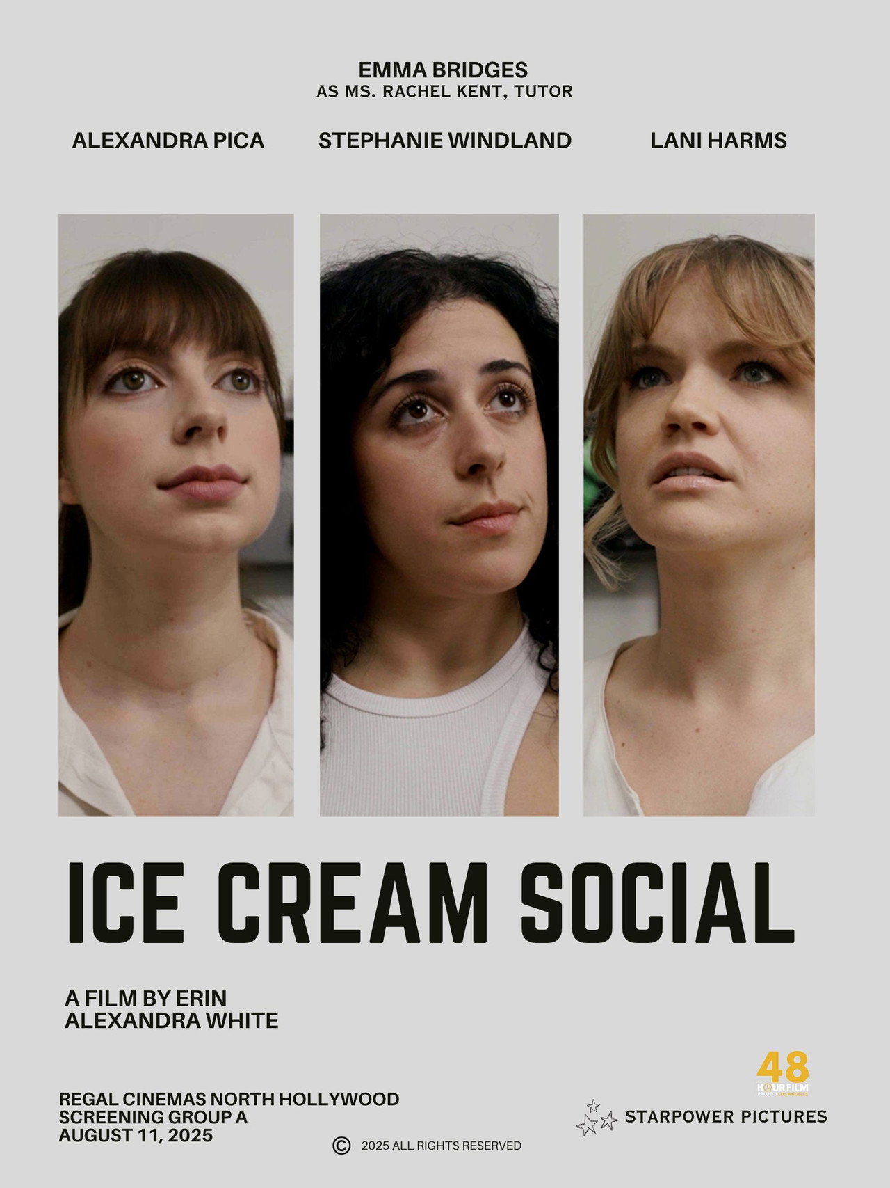Ice Cream Social Backdrop