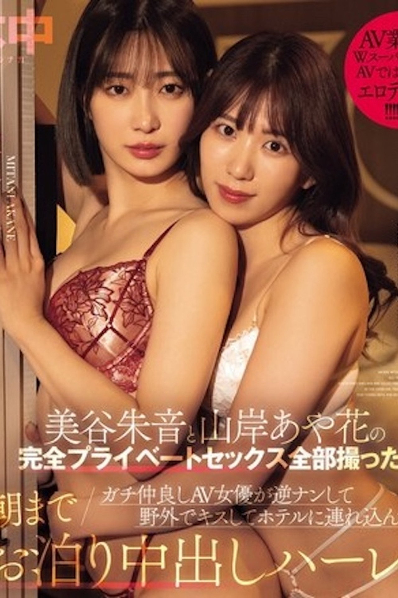 成功拍摄完全私人性爱影片 真实AV女优闺蜜双人组 逆搭讪 山岸绮花 美谷朱音 HMN-559 filmaffisch