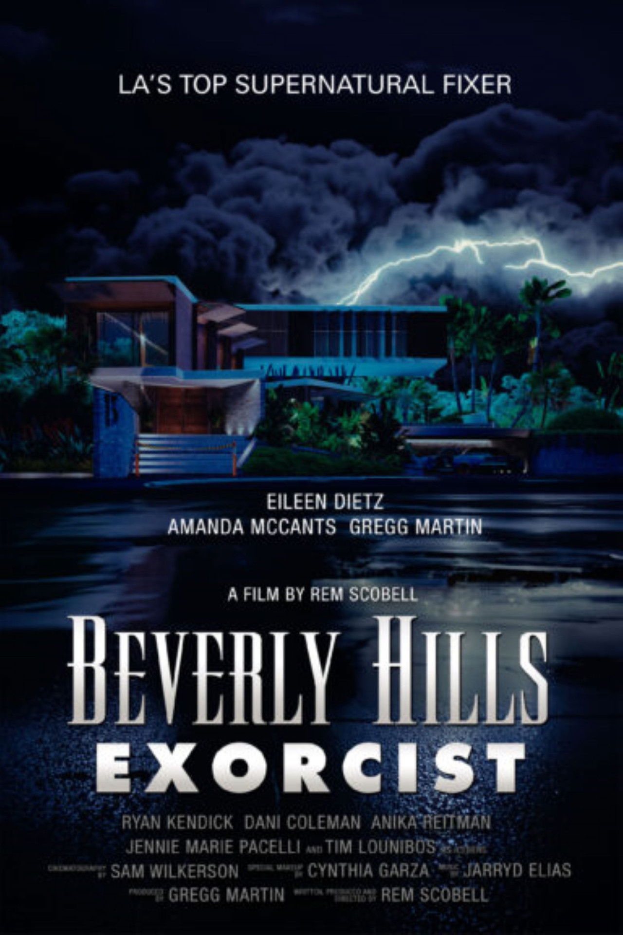 Beverly Hills Exorcist Backdrop