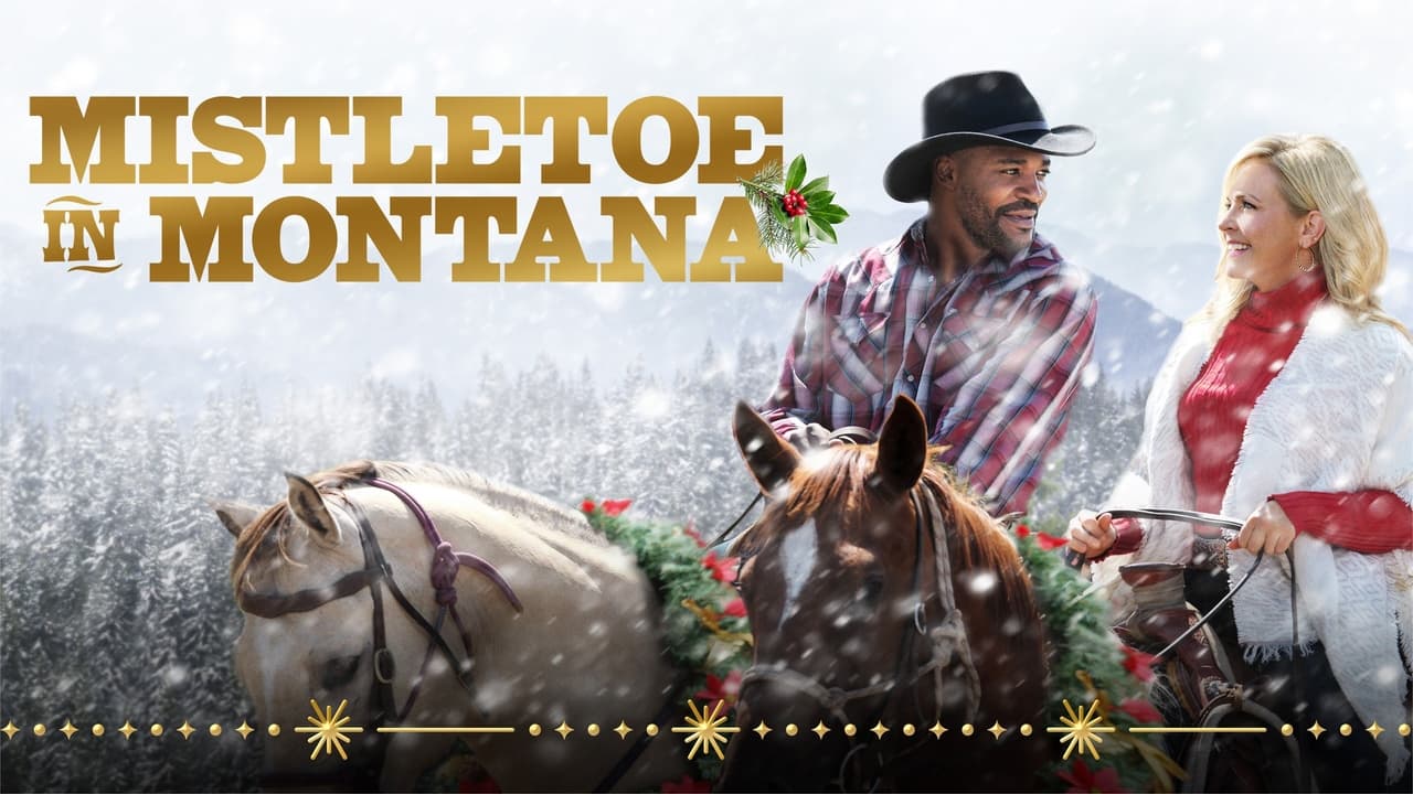 Mistletoe in Montana background