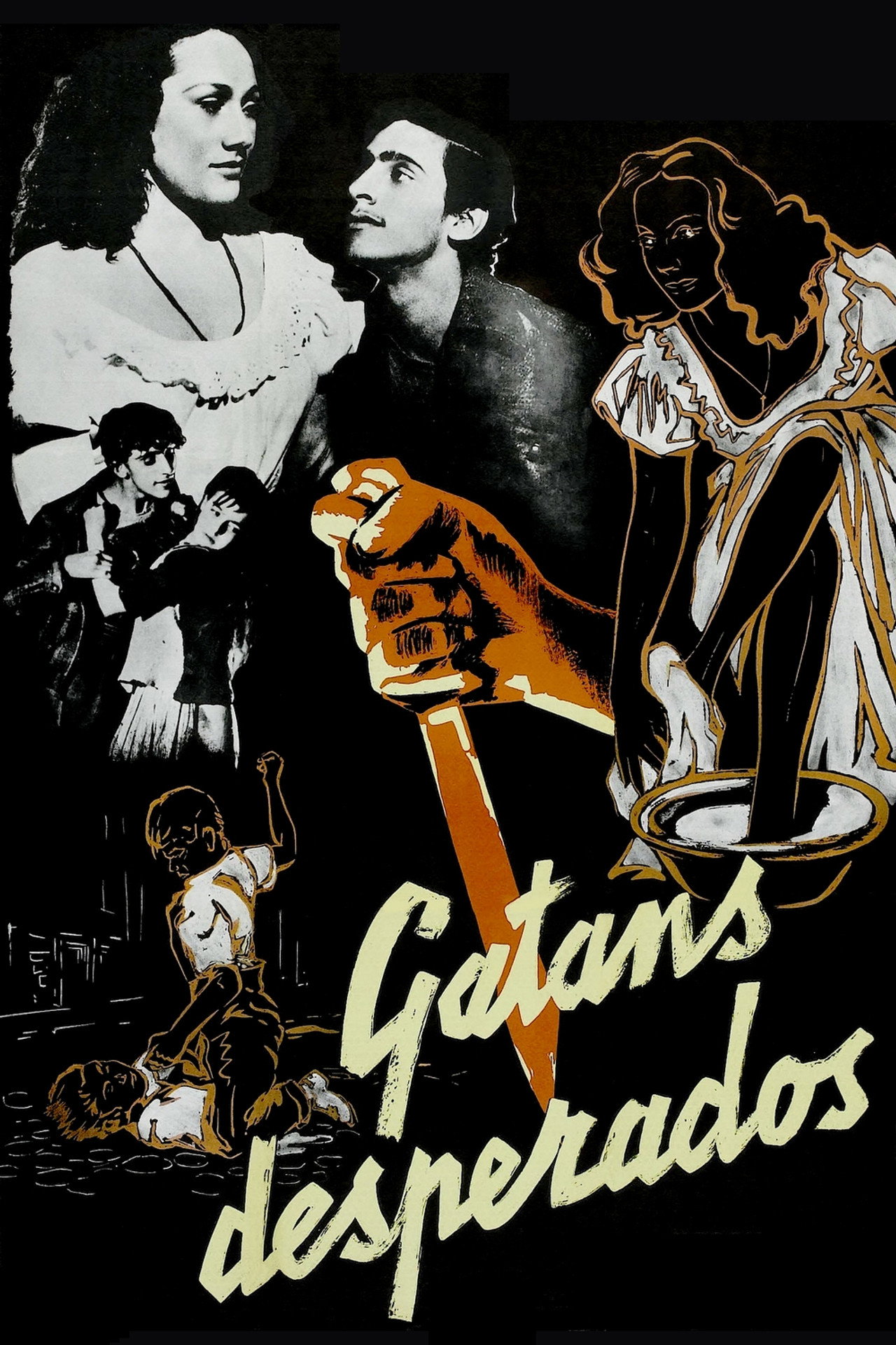 Gatans desperados filmaffisch