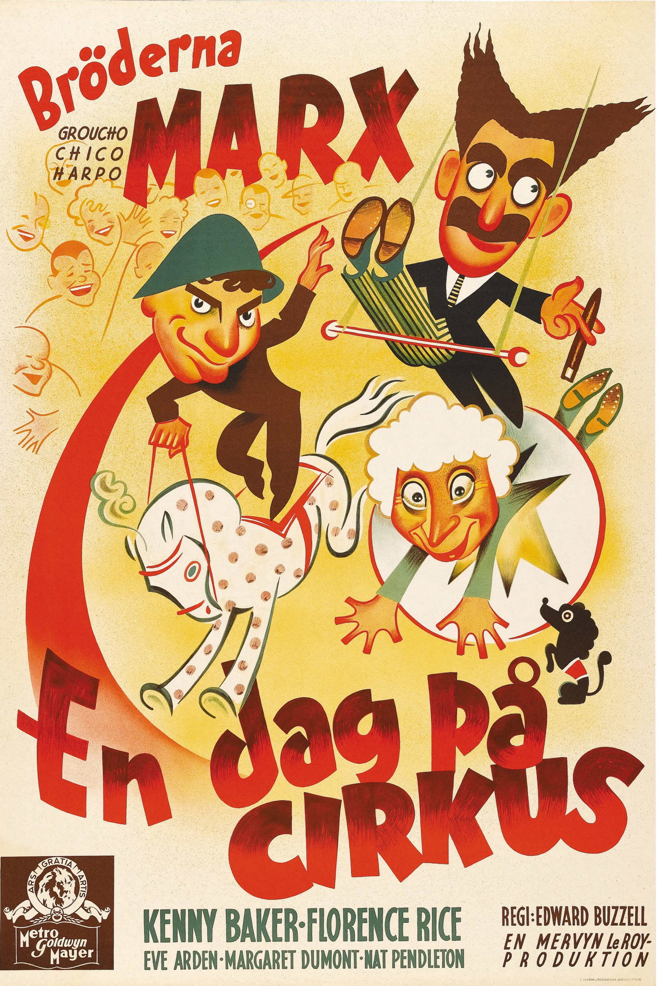 En dag på cirkus filmaffisch