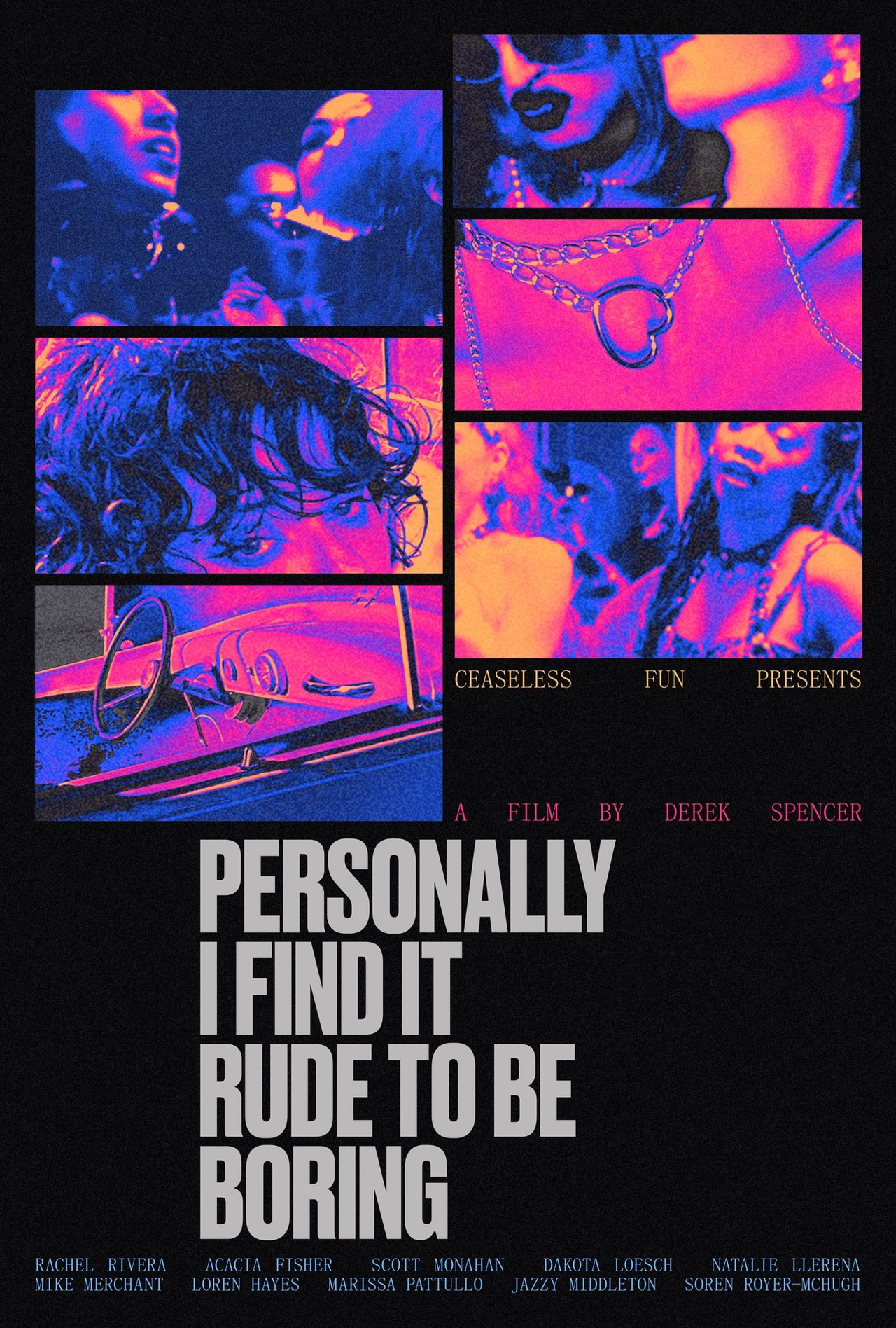 Personally I Find It Rude to Be Boring Personally I Find It Rude to Be Boring