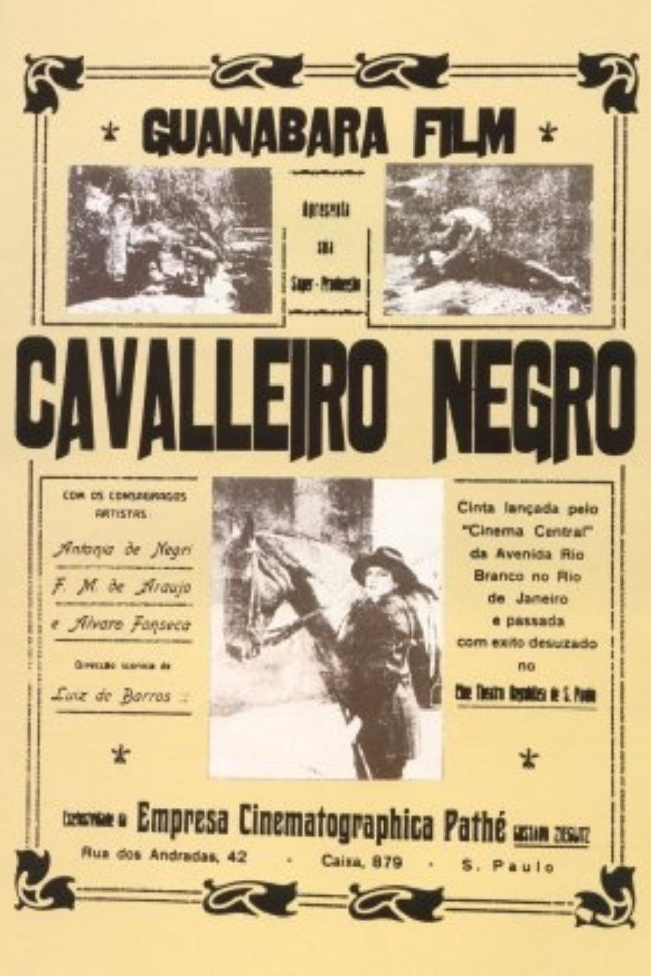 O Cavaleiro Negro filmaffisch