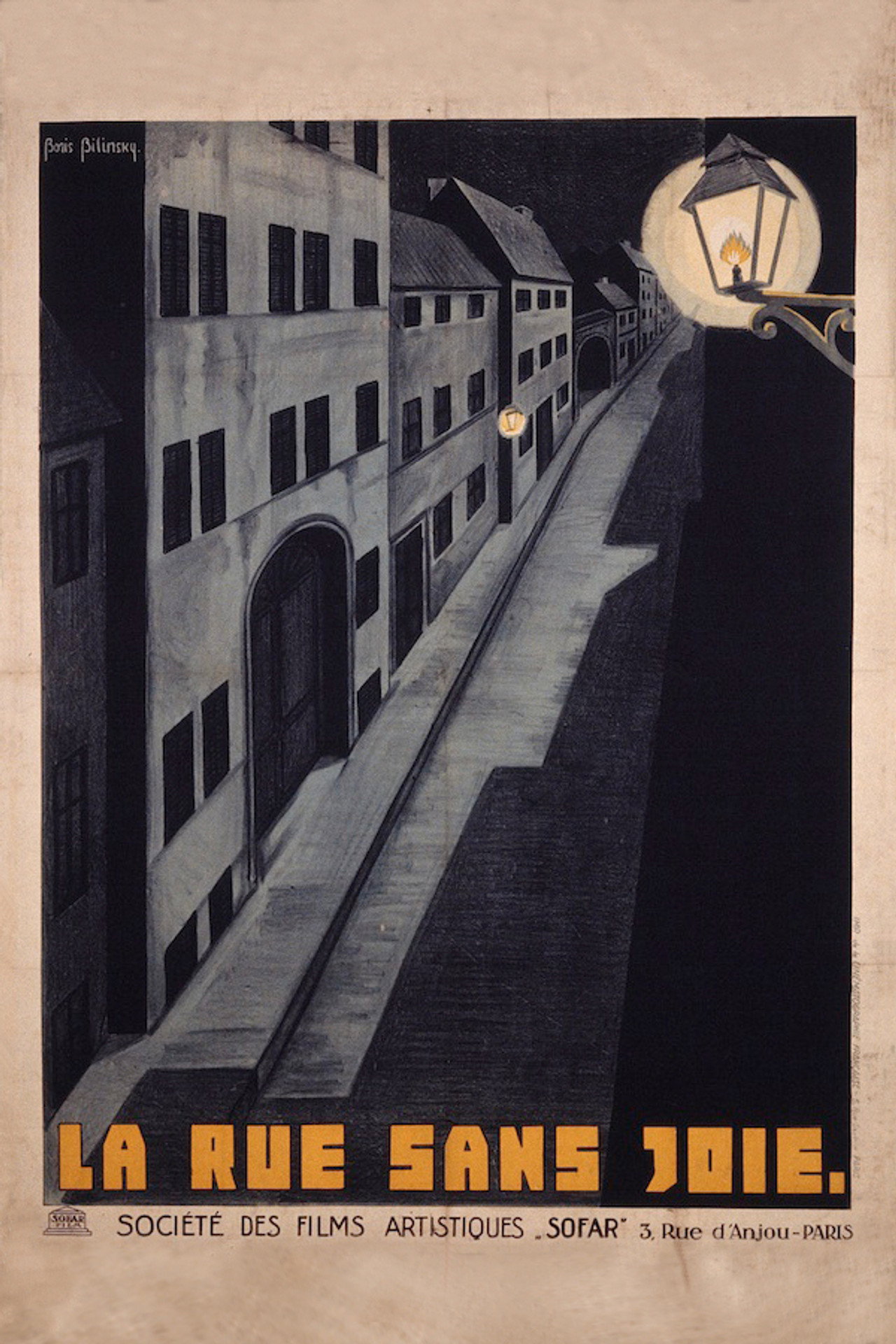 La Rue sans joie poster