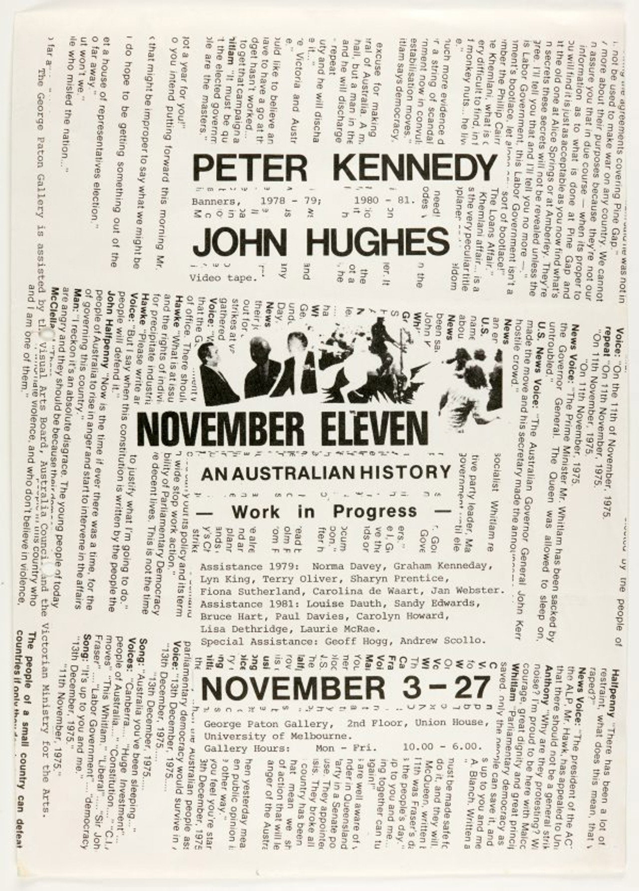 November Eleven filmaffisch