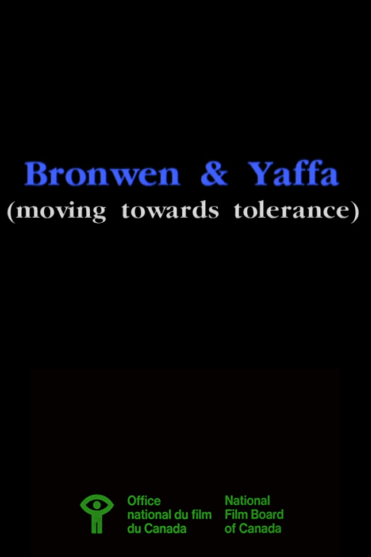 Bronwen & Yaffa (Moving Towards Tolerance) Backdrop