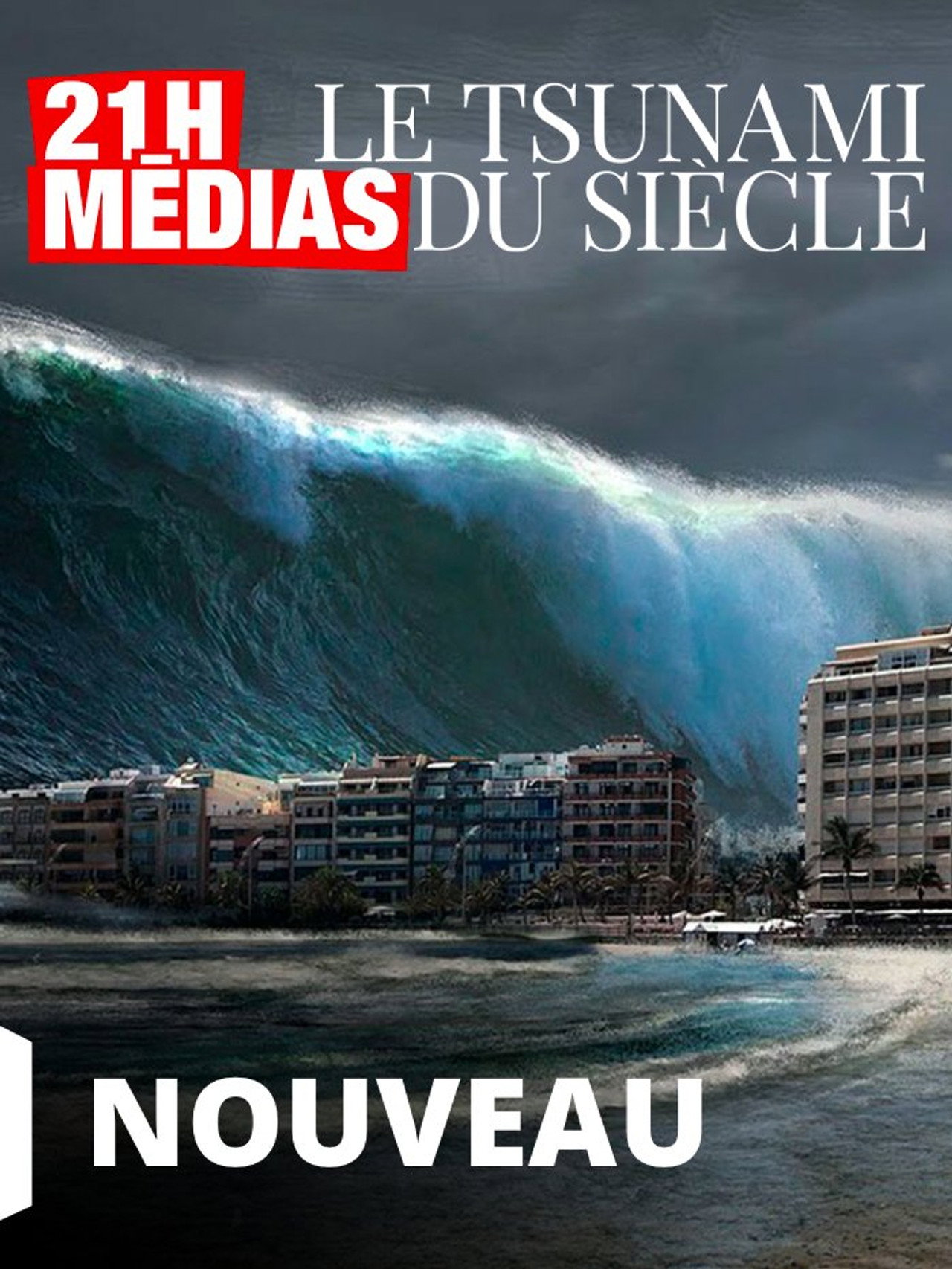 21H Médias Le Tsunami Du Siècle filmaffisch