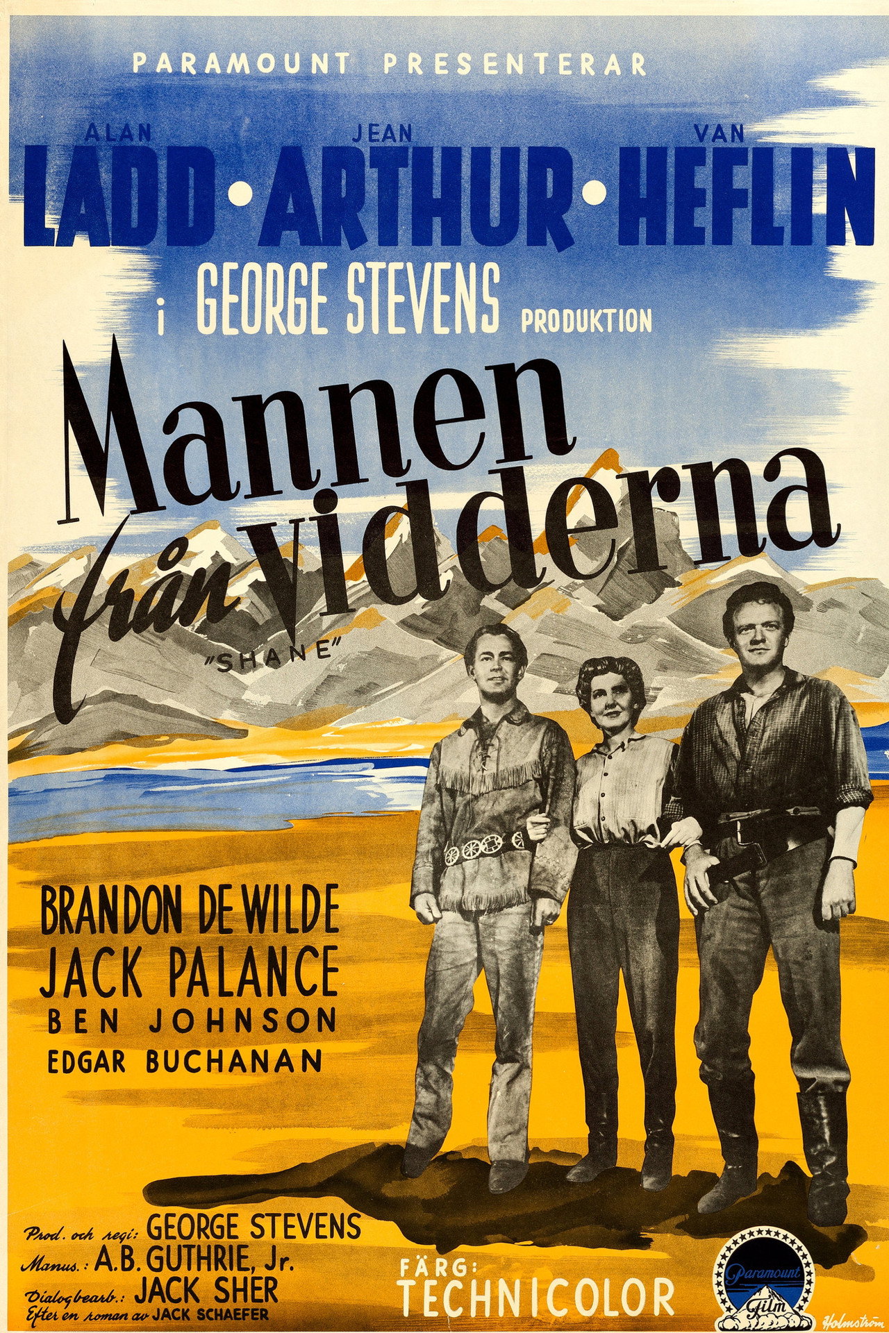 Mannen från vidderna filmaffisch
