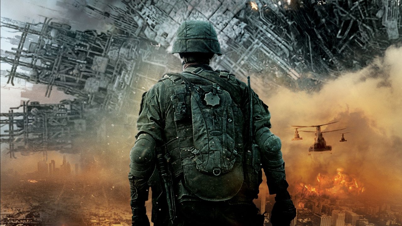 Scen från World Invasion: Battle Los Angeles