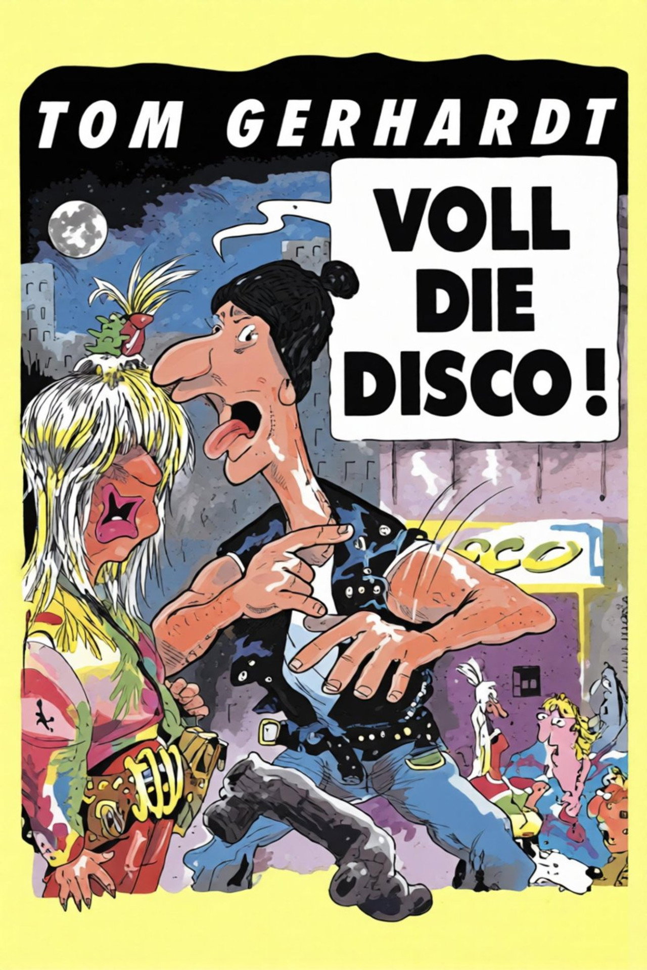 Voll die Disco Backdrop