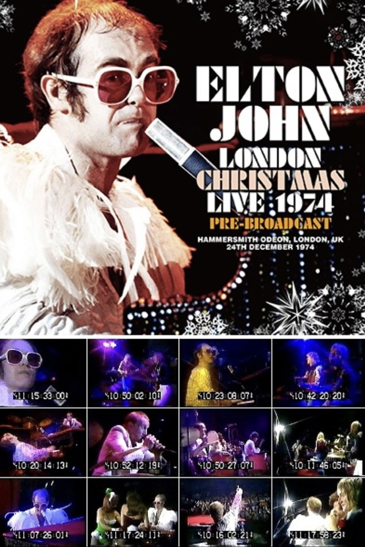 London Christmas Live 1974 Backdrop