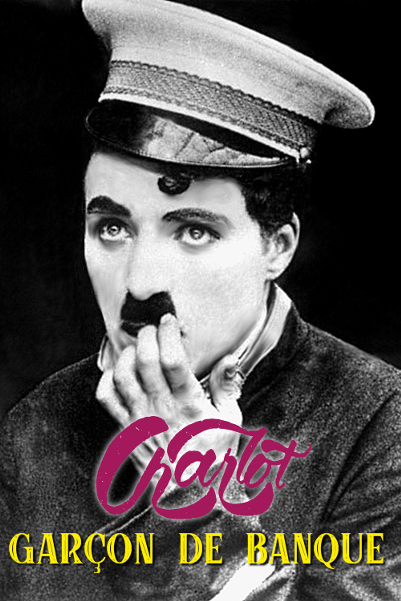Charlot garçon de banque poster