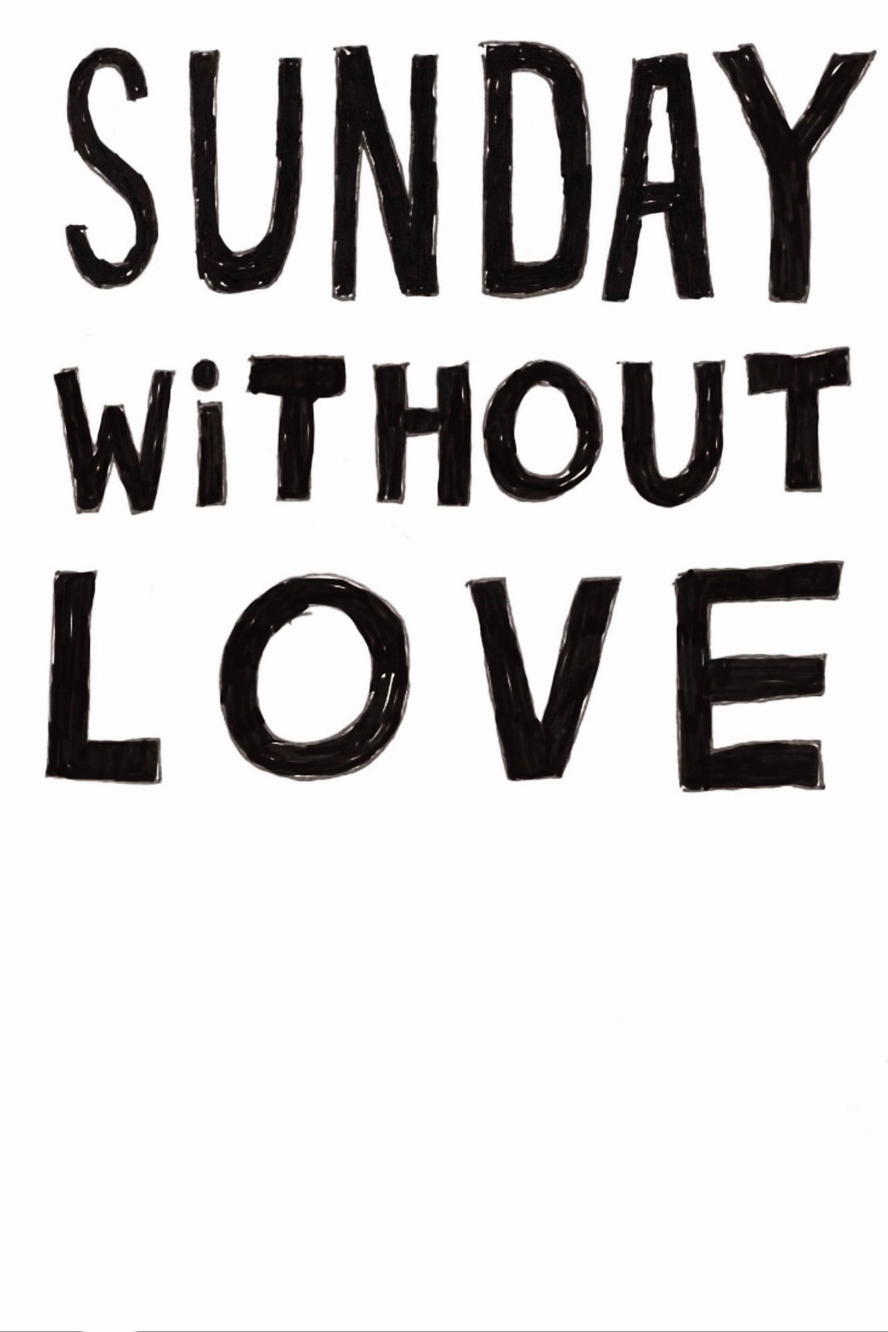 Sunday Without Love filmaffisch