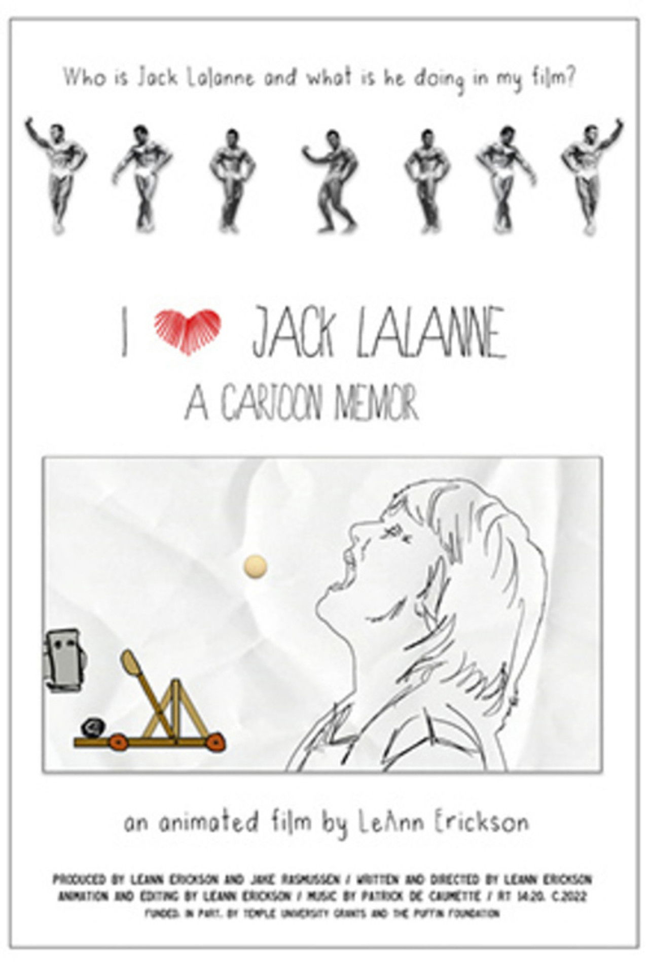 I (heart) Jack LaLanne: A Cartoon Memoir Backdrop