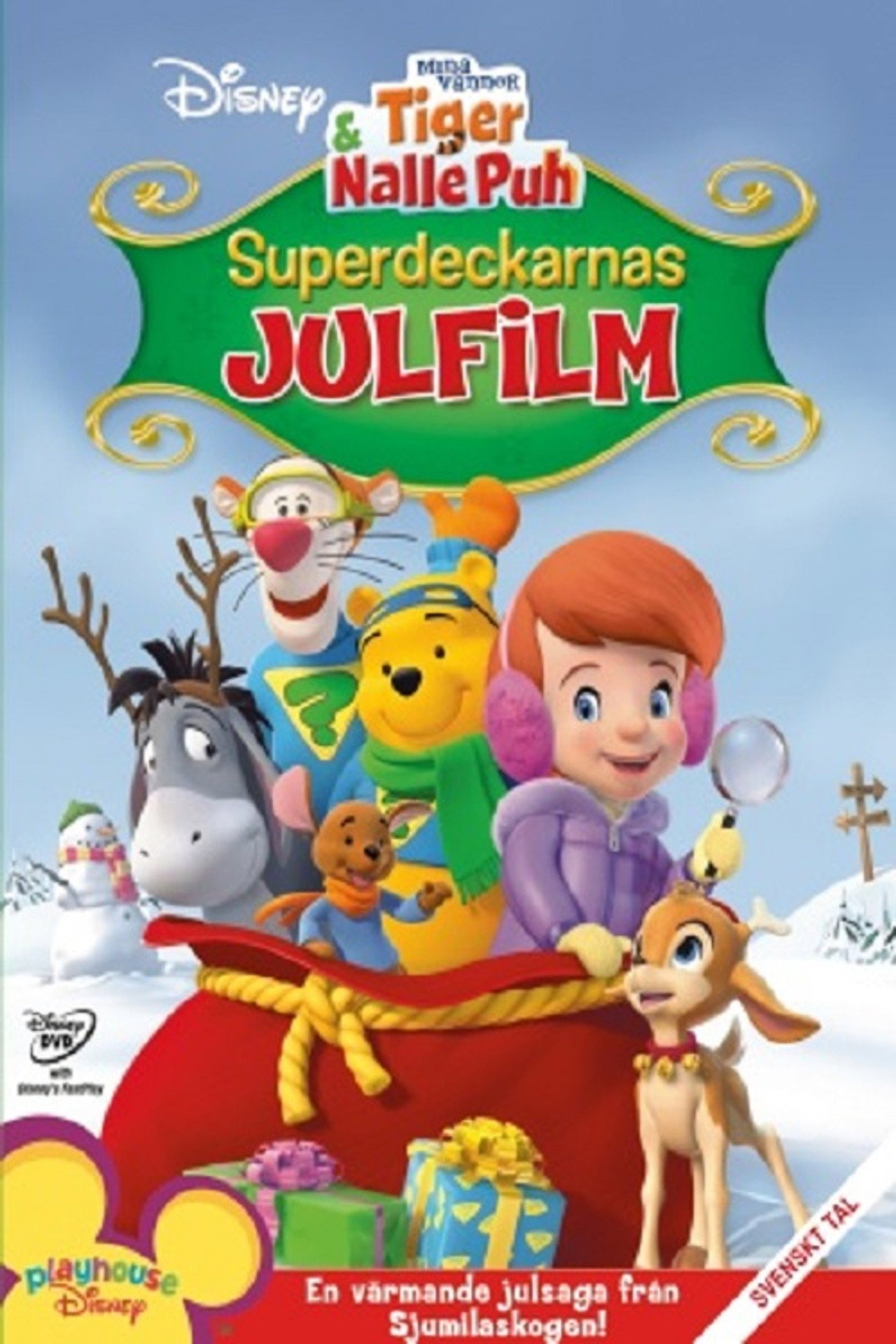 Mina vänner Tiger & Nalle Puh: Superdeckarnas julfilm filmaffisch