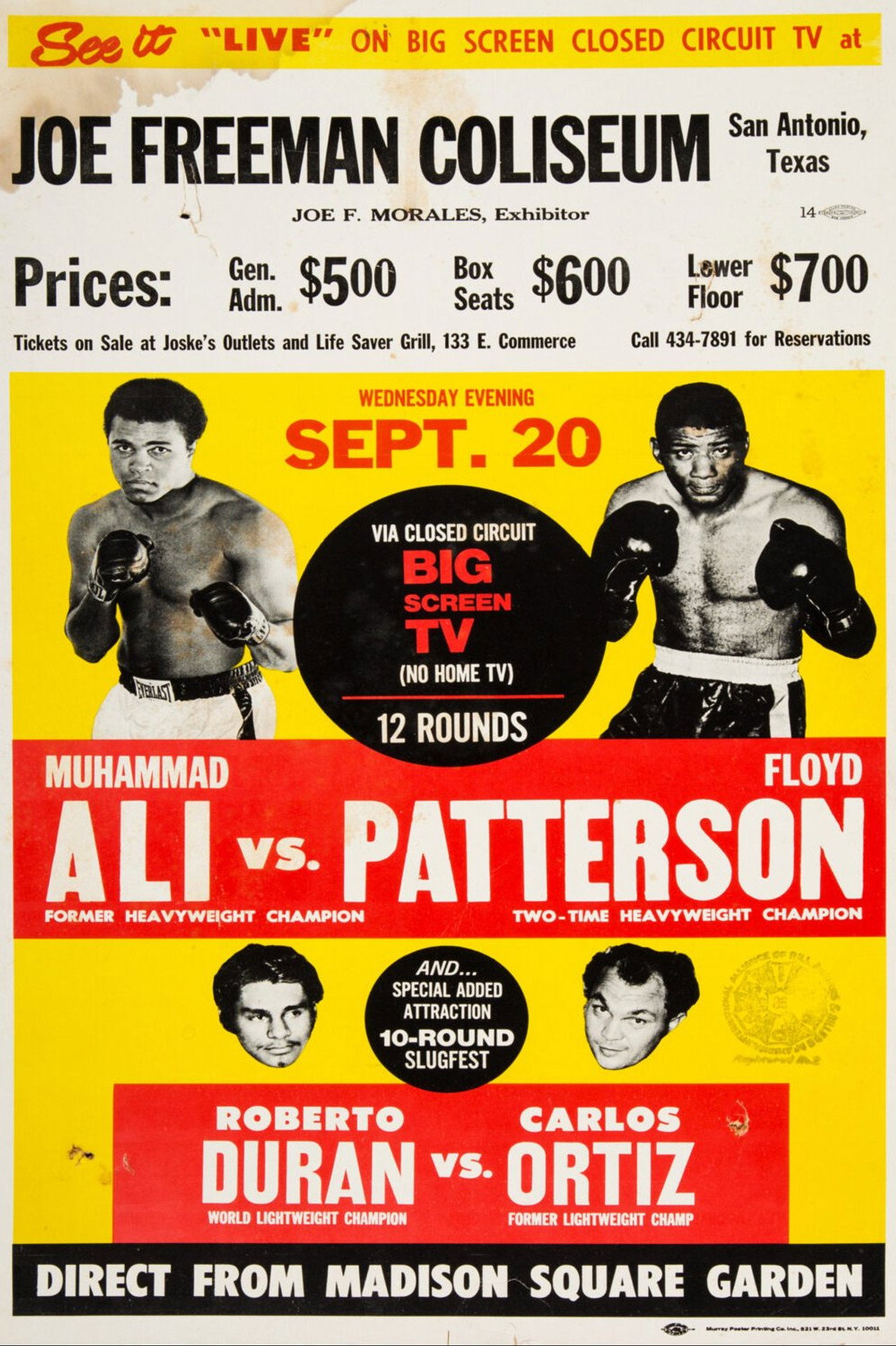 Muhammad Ali vs. Floyd Patterson II filmaffisch