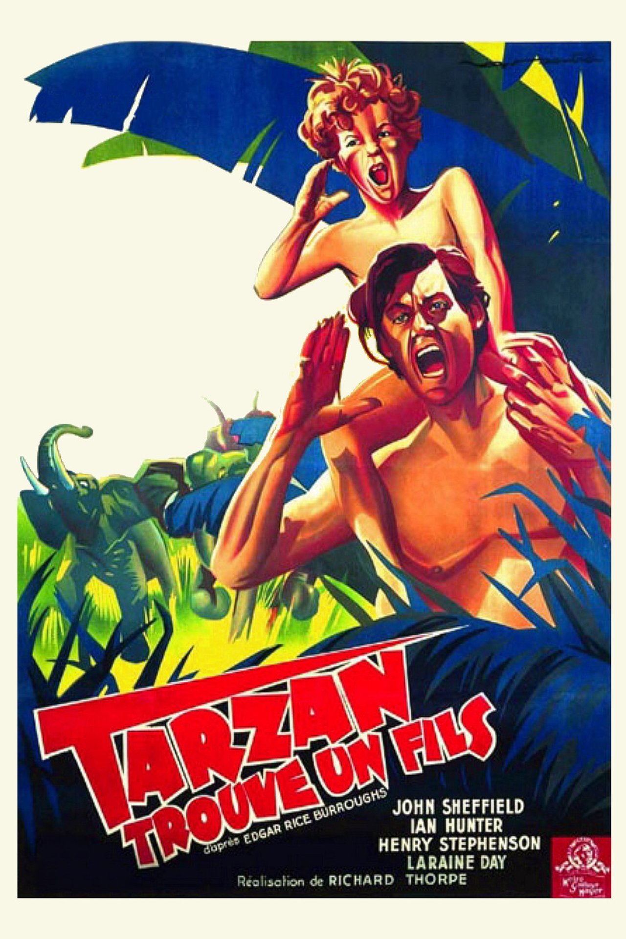 Tarzan trouve un fils poster