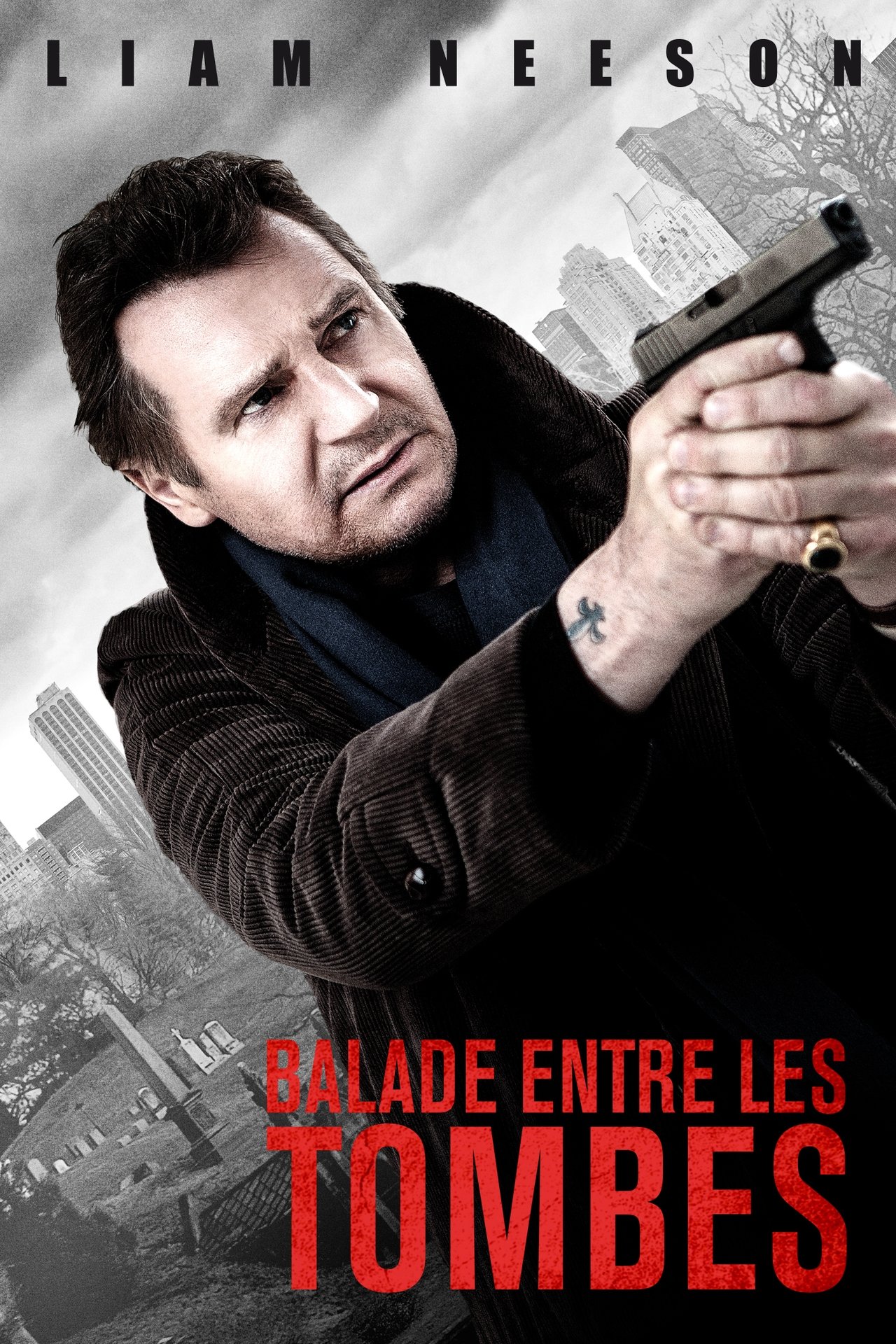 Balade entre les tombes poster
