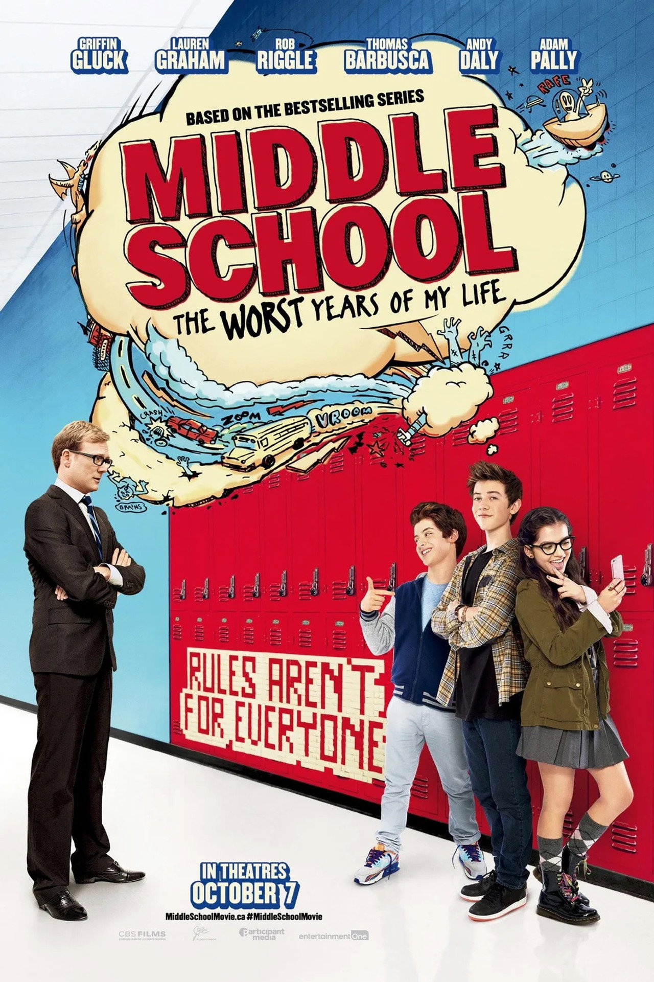 Middle School: The Worst Years of My Life filmaffisch
