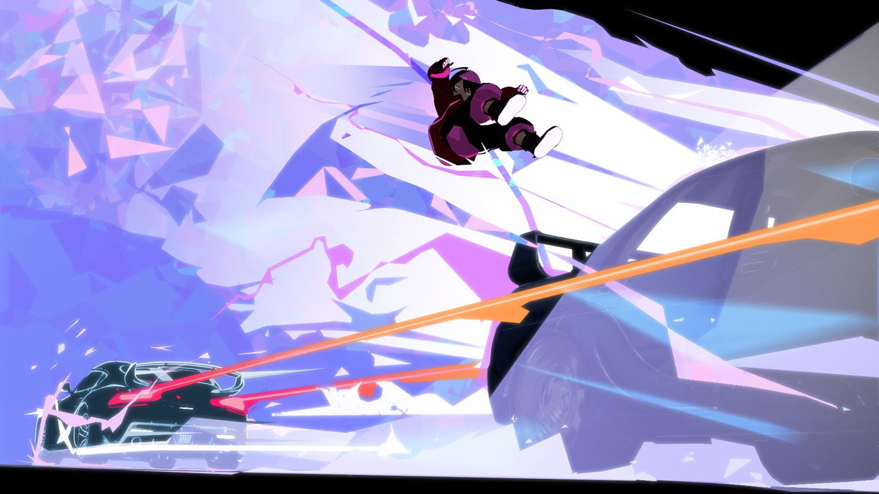 Samurai Blue: Afterimage backdrop