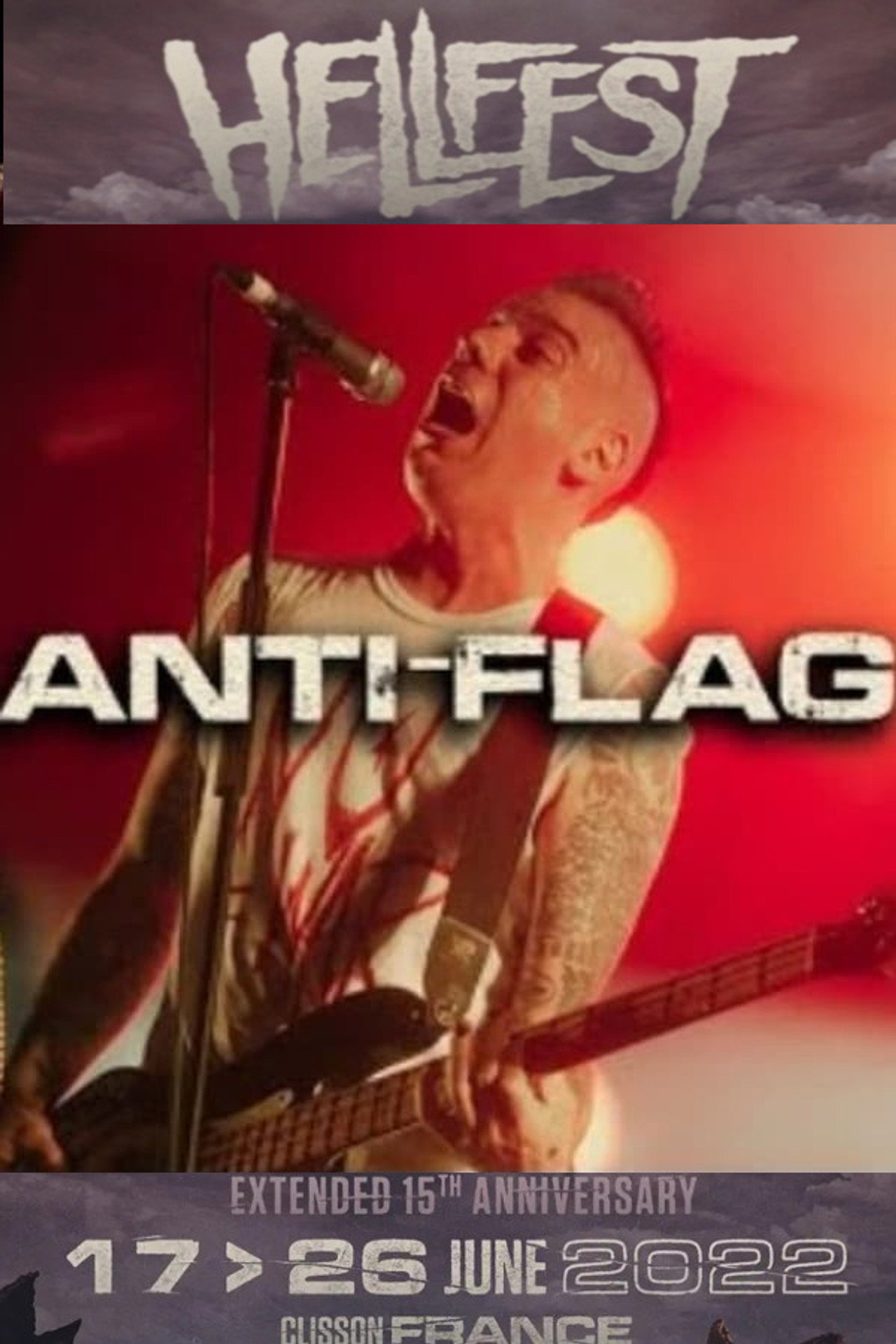 Anti-flag - Au Hellfest 2022 filmaffisch