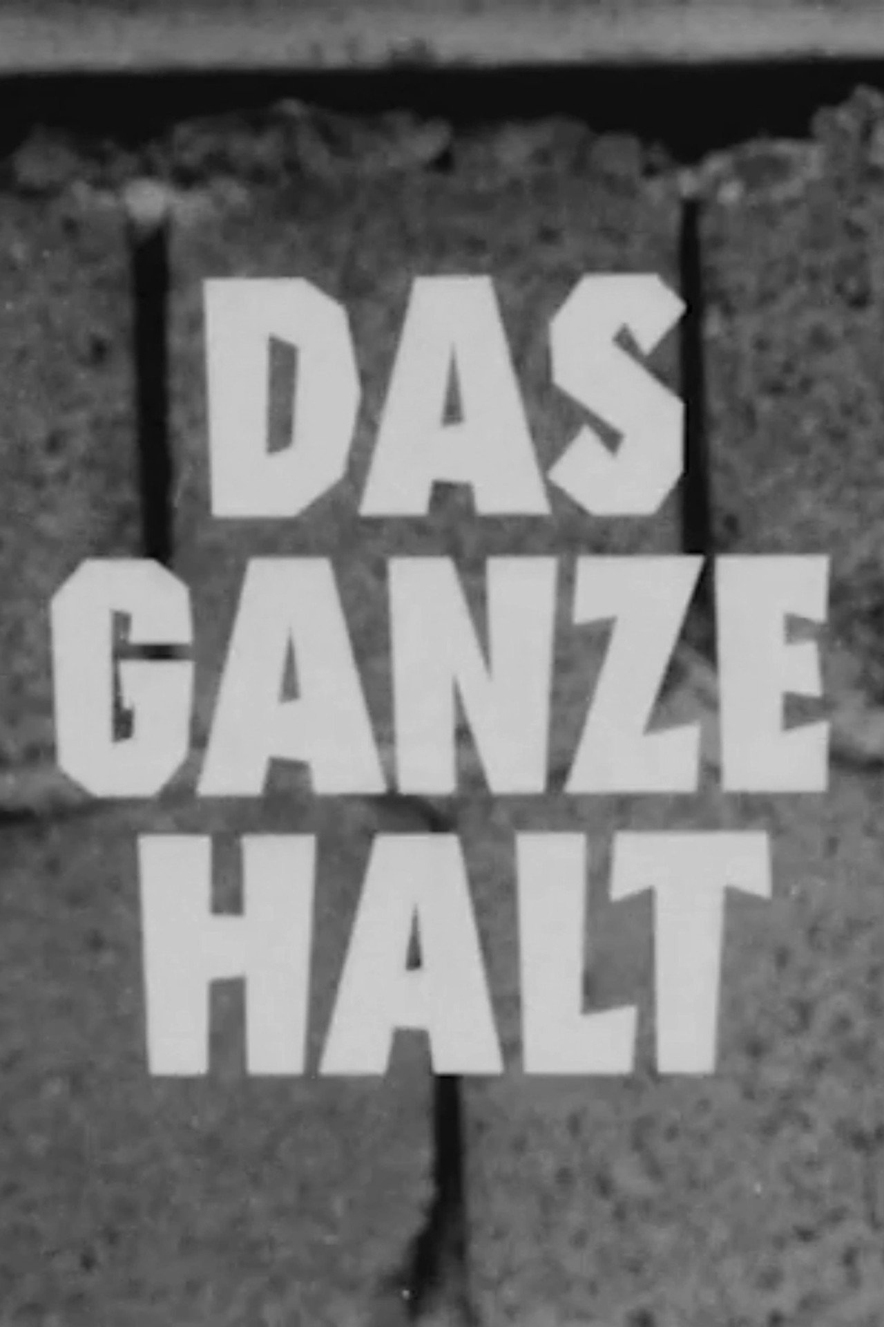 Das Ganze halt filmaffisch