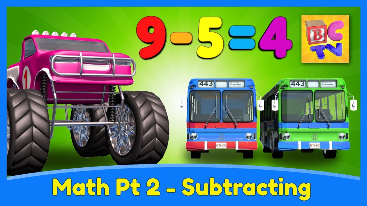 Monster Truck Math Part 2 - Subtracting