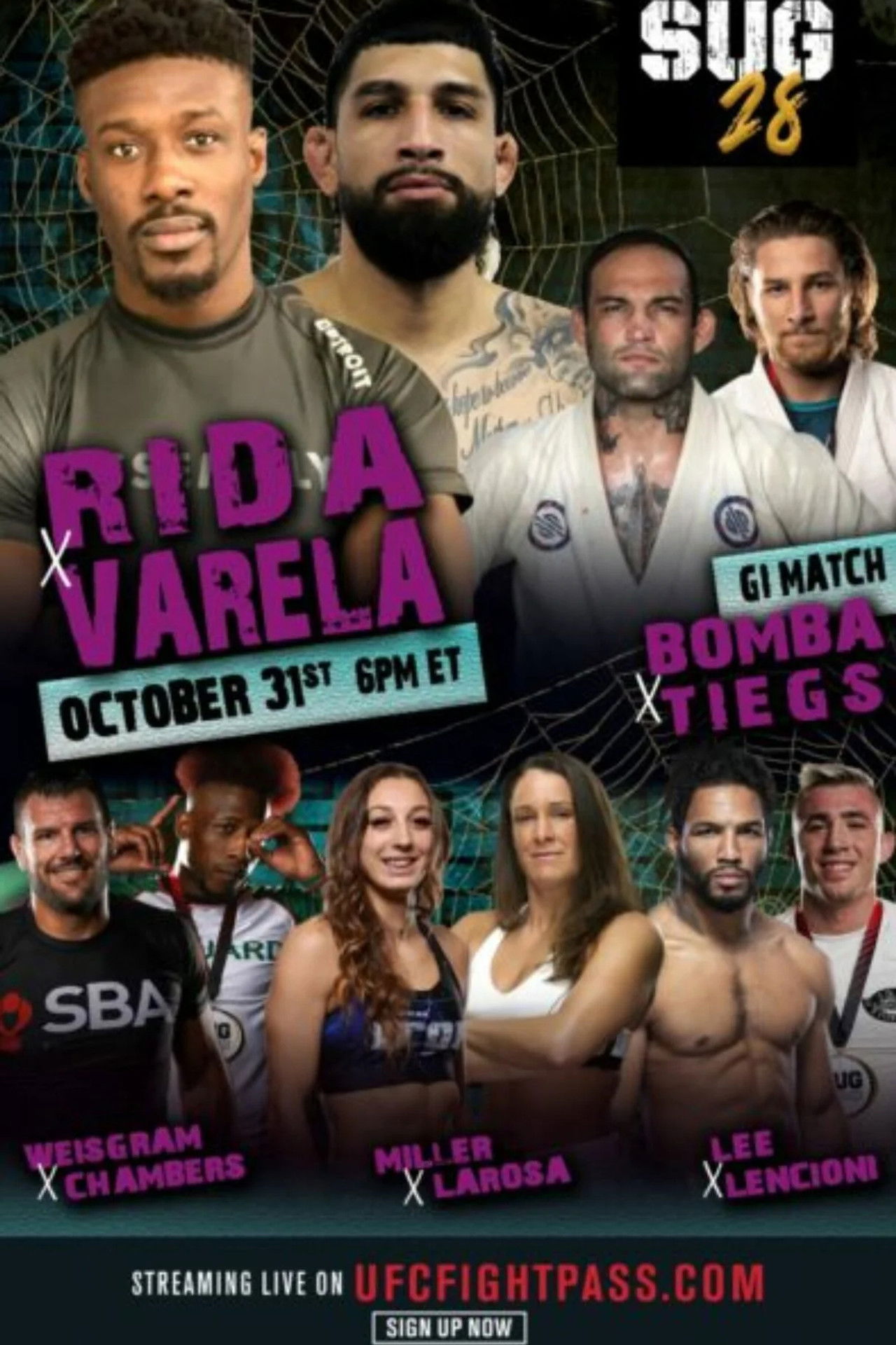 Submission Underground 28 Backdrop