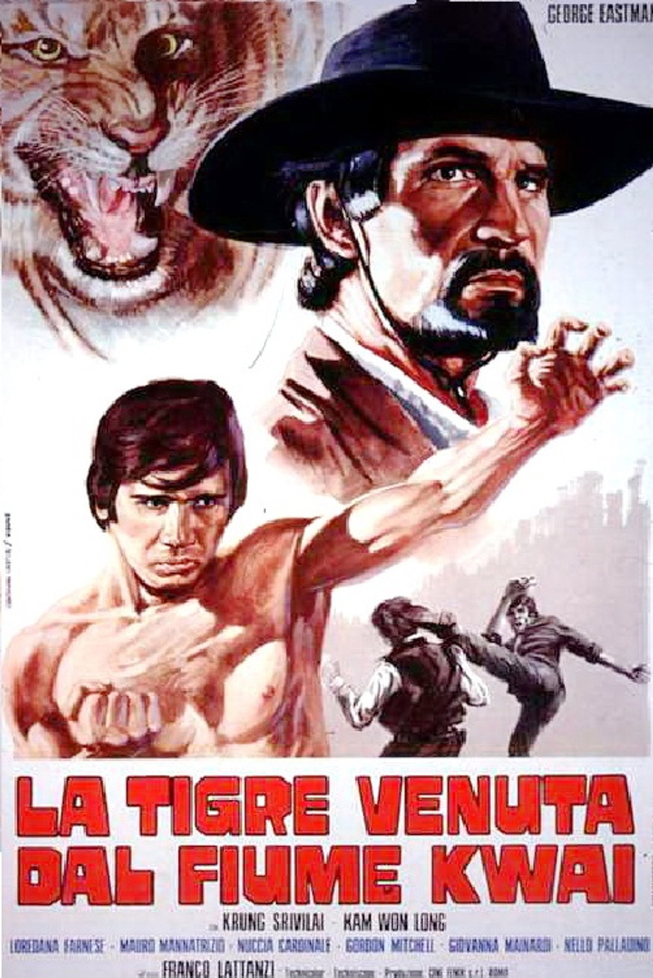 La tigre venuta dal fiume Kwai filmaffisch