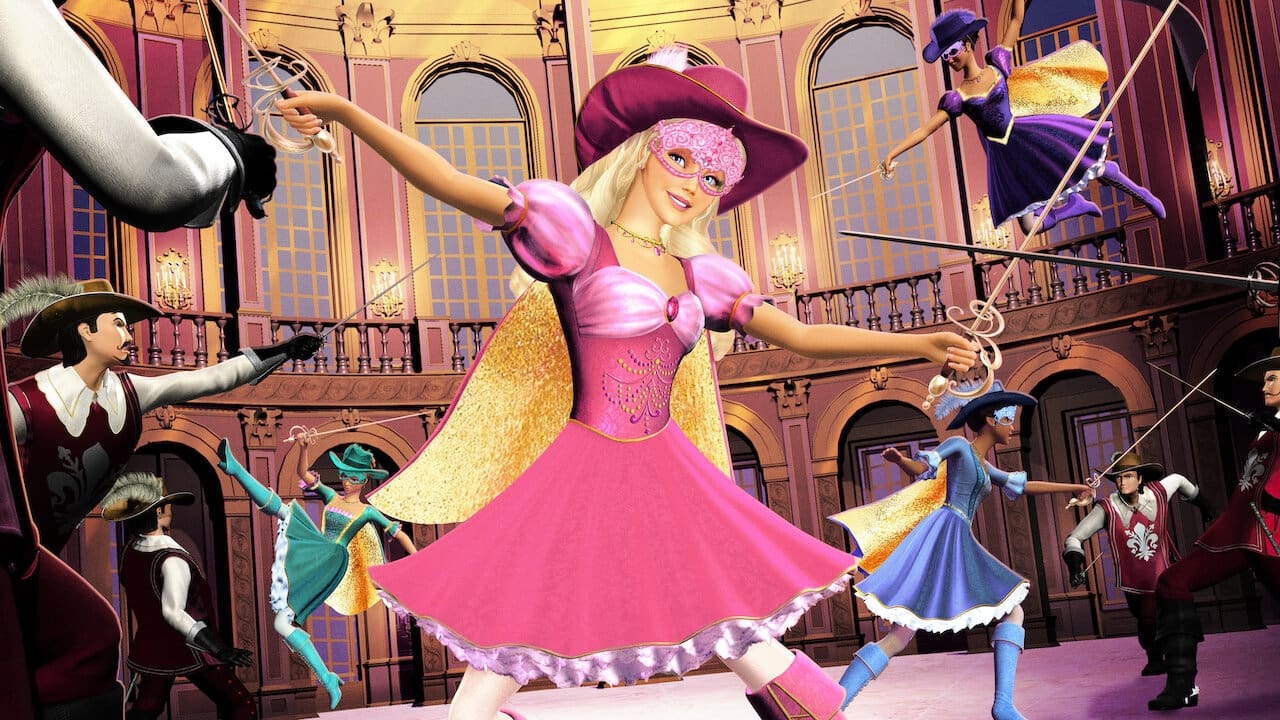 Artwork for Barbie and the Three Musketeers