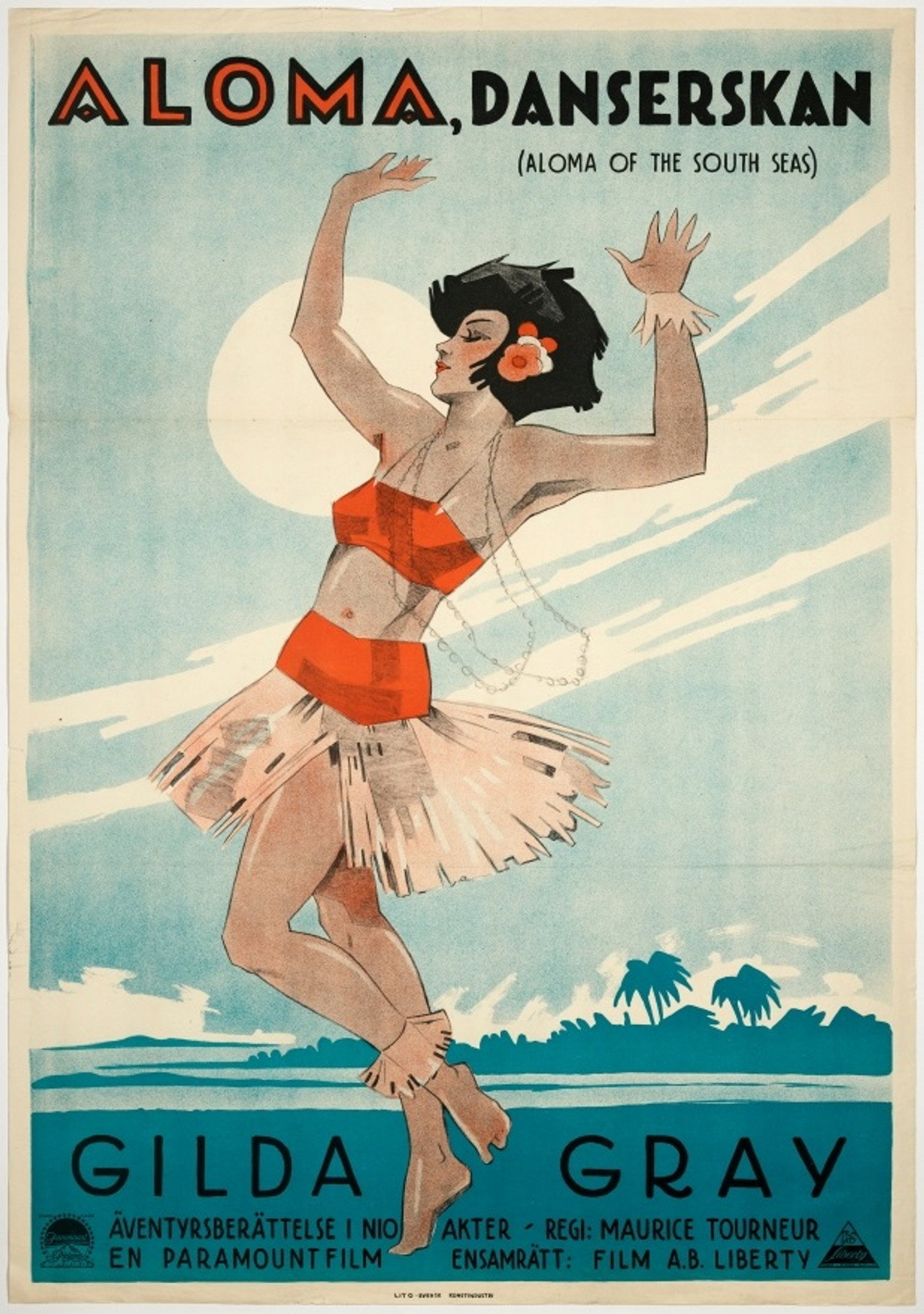 Aloma of the South Seas filmaffisch
