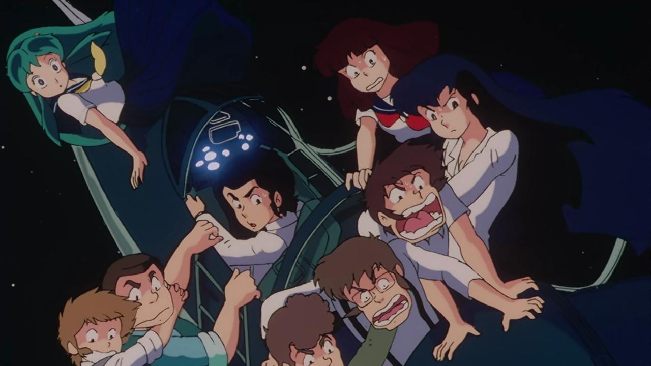 Scen från Urusei Yatsura Movie 2: Beautiful Dreamer