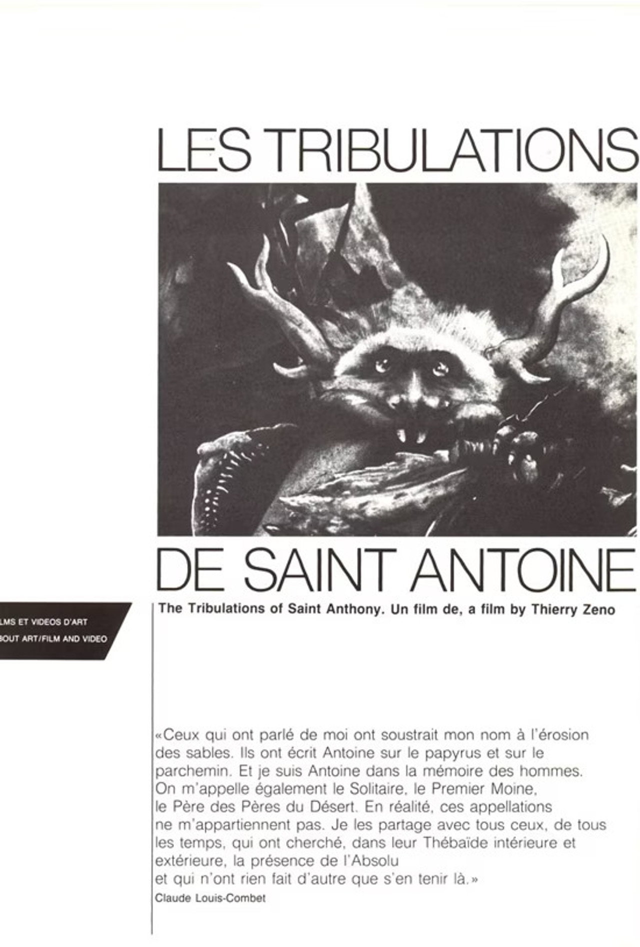 Les tribulations de saint Antoine filmaffisch
