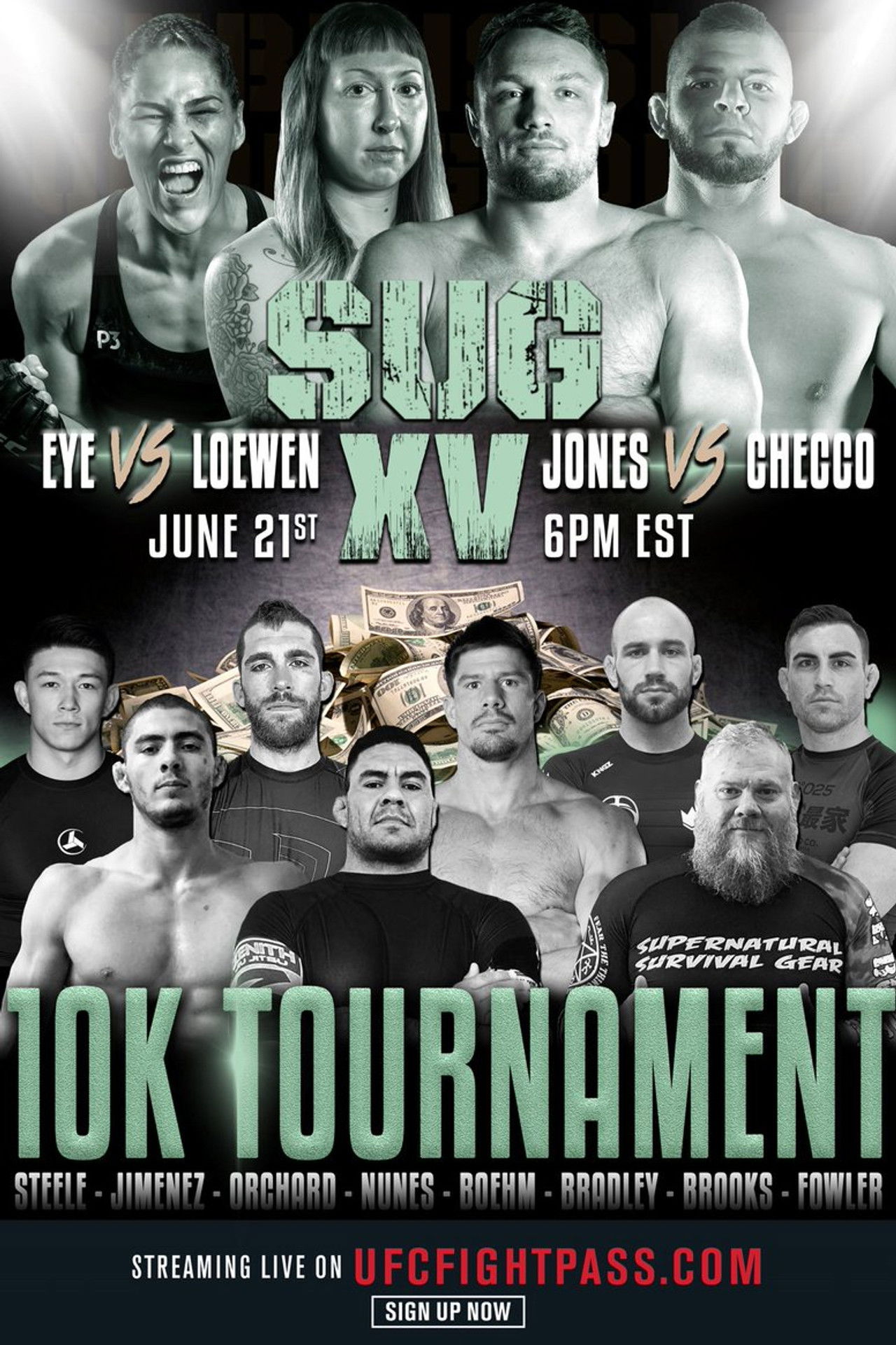 Submission Underground 15 Backdrop