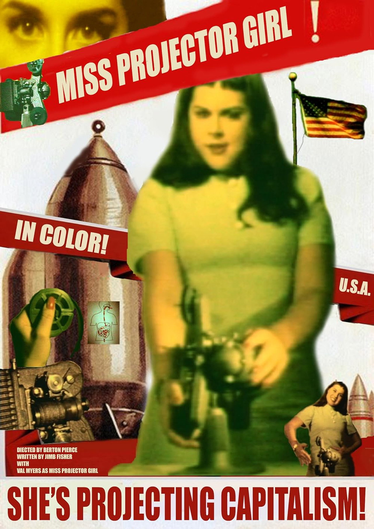 Miss Projector Girl 1957 filmaffisch