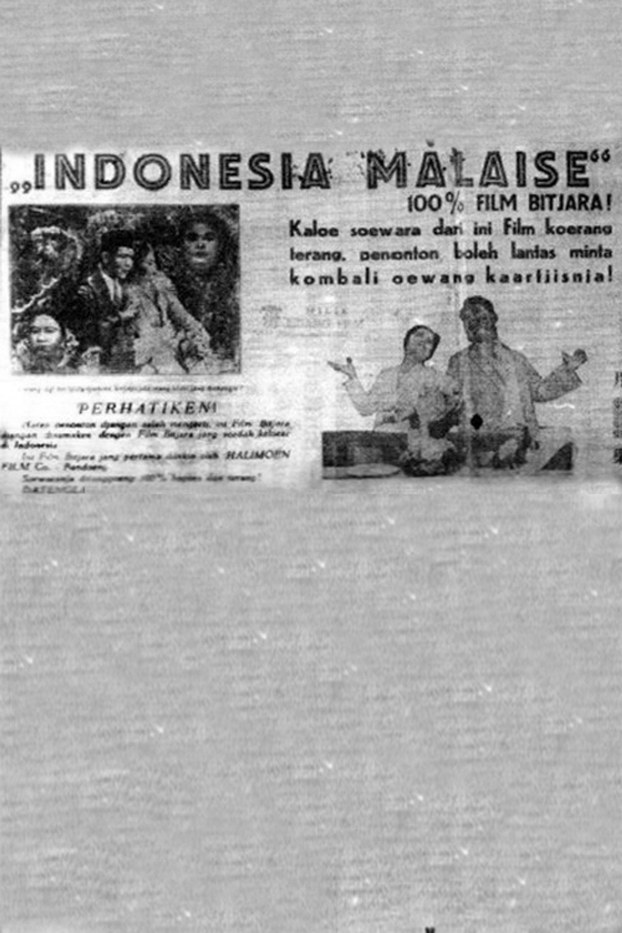 Indonesia Malaise filmaffisch