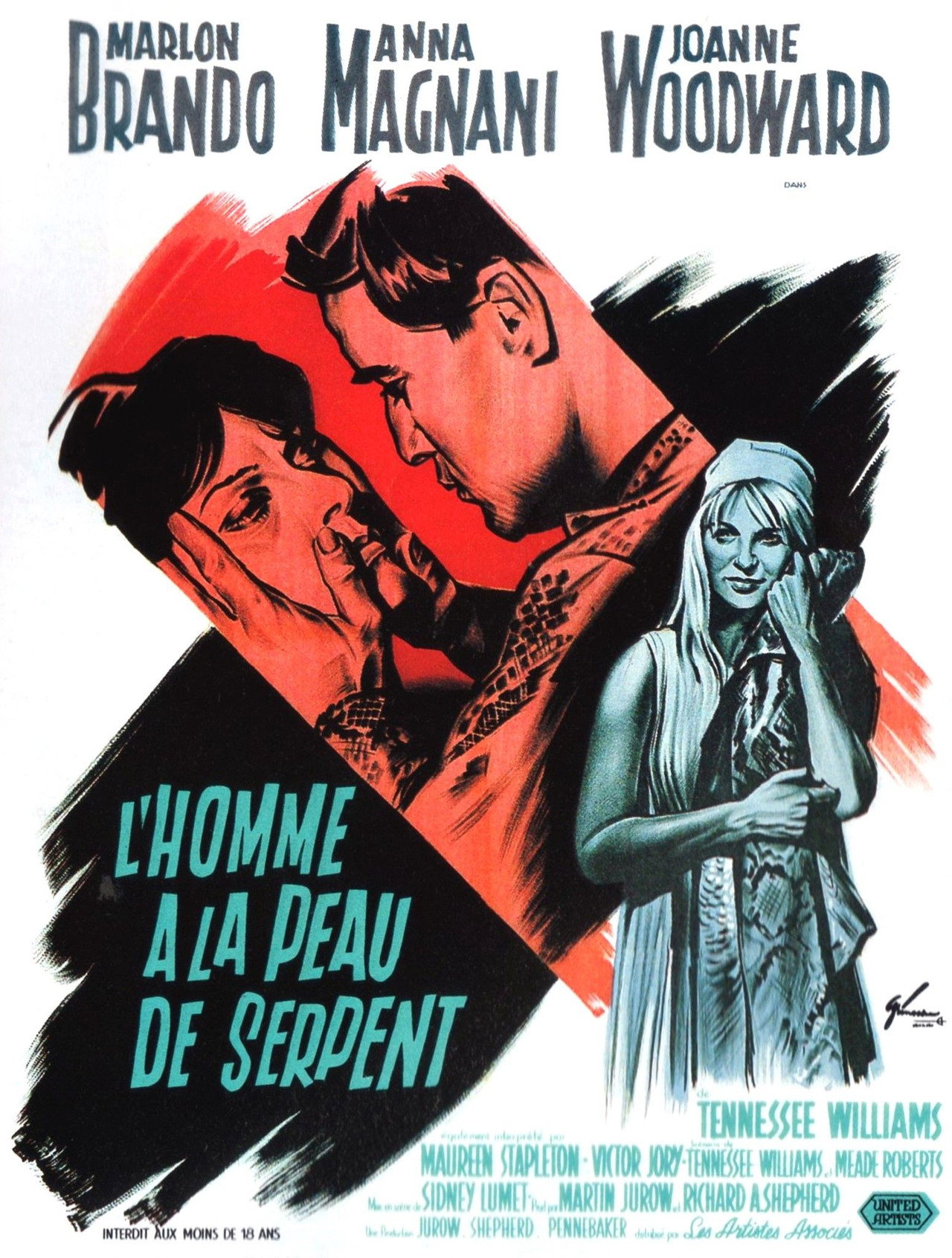 L'Homme à la peau de serpent poster