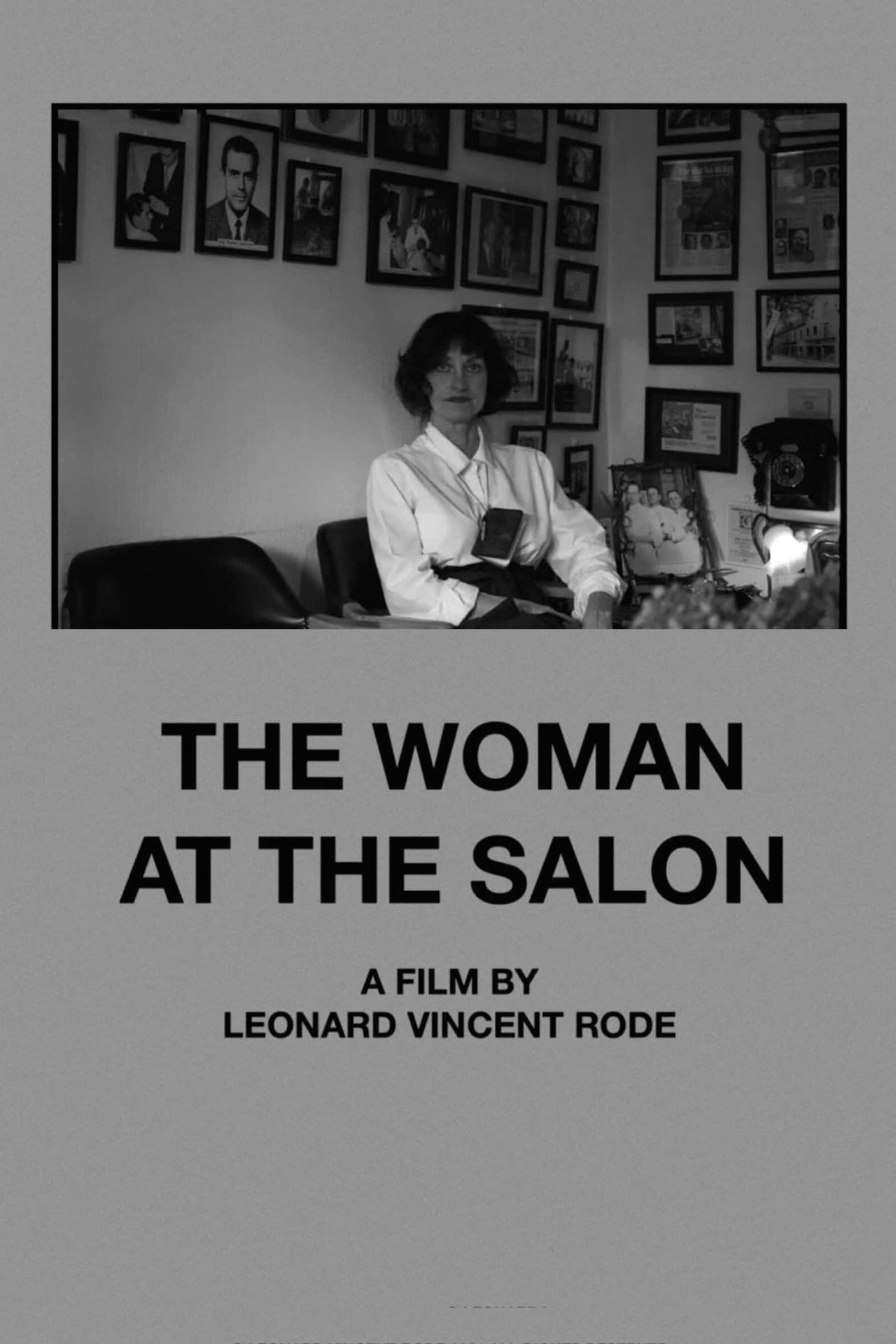 The Woman at the Salon Backdrop