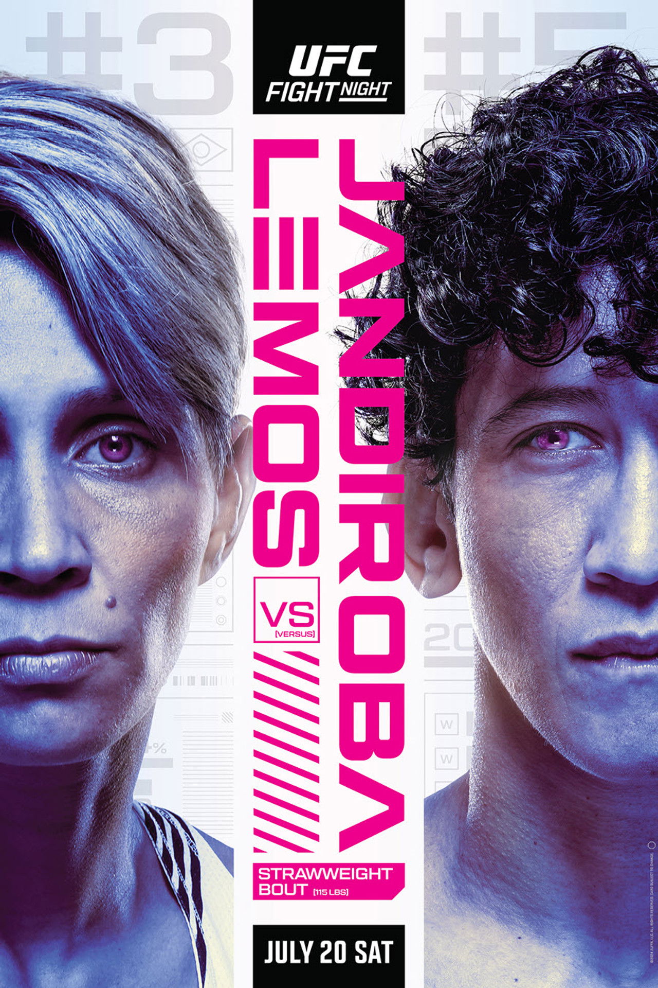 UFC on ESPN 60: Lemos vs. Jandiroba poster