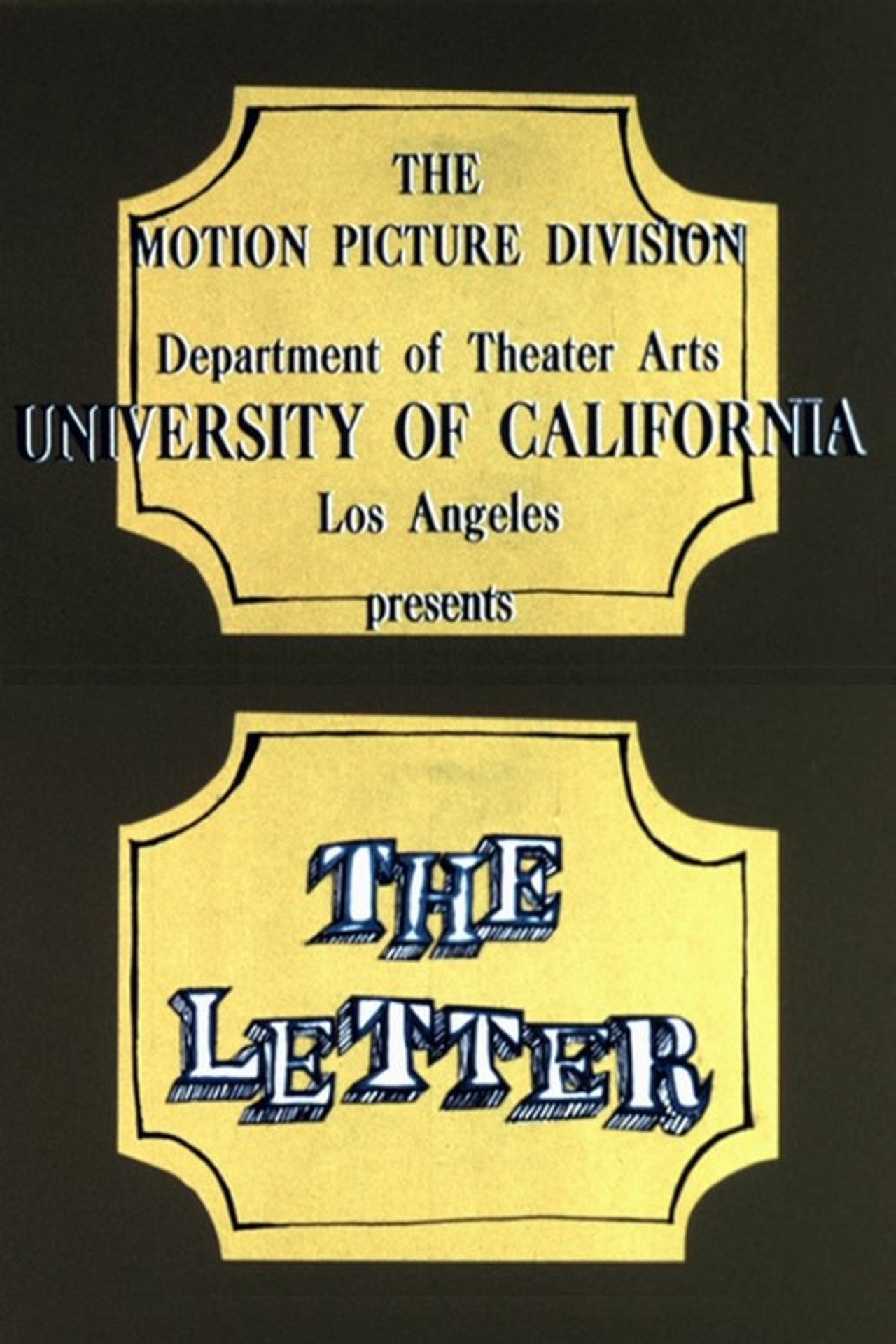 The Letter filmaffisch