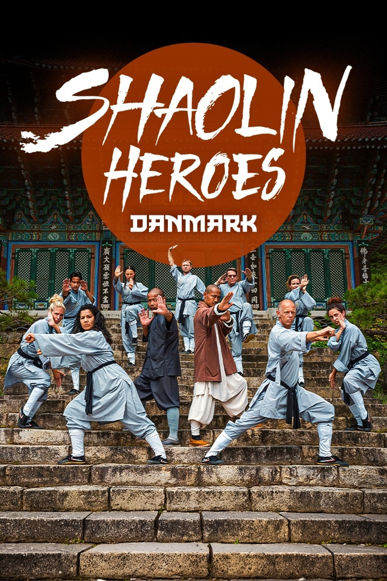 Shaolin Heroes Danmark affisch