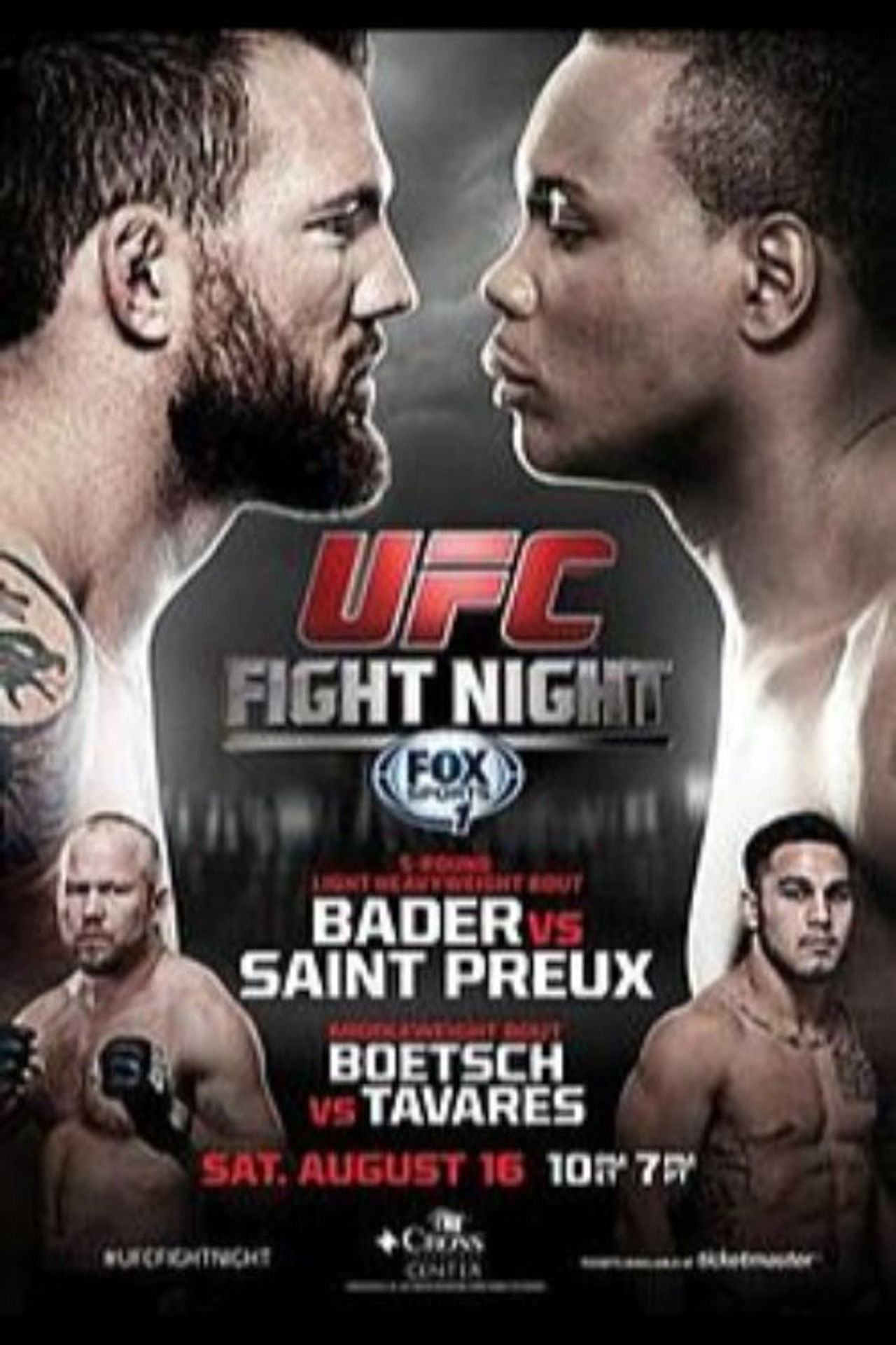 UFC Fight Night 47: Bader vs. St. Preux Backdrop