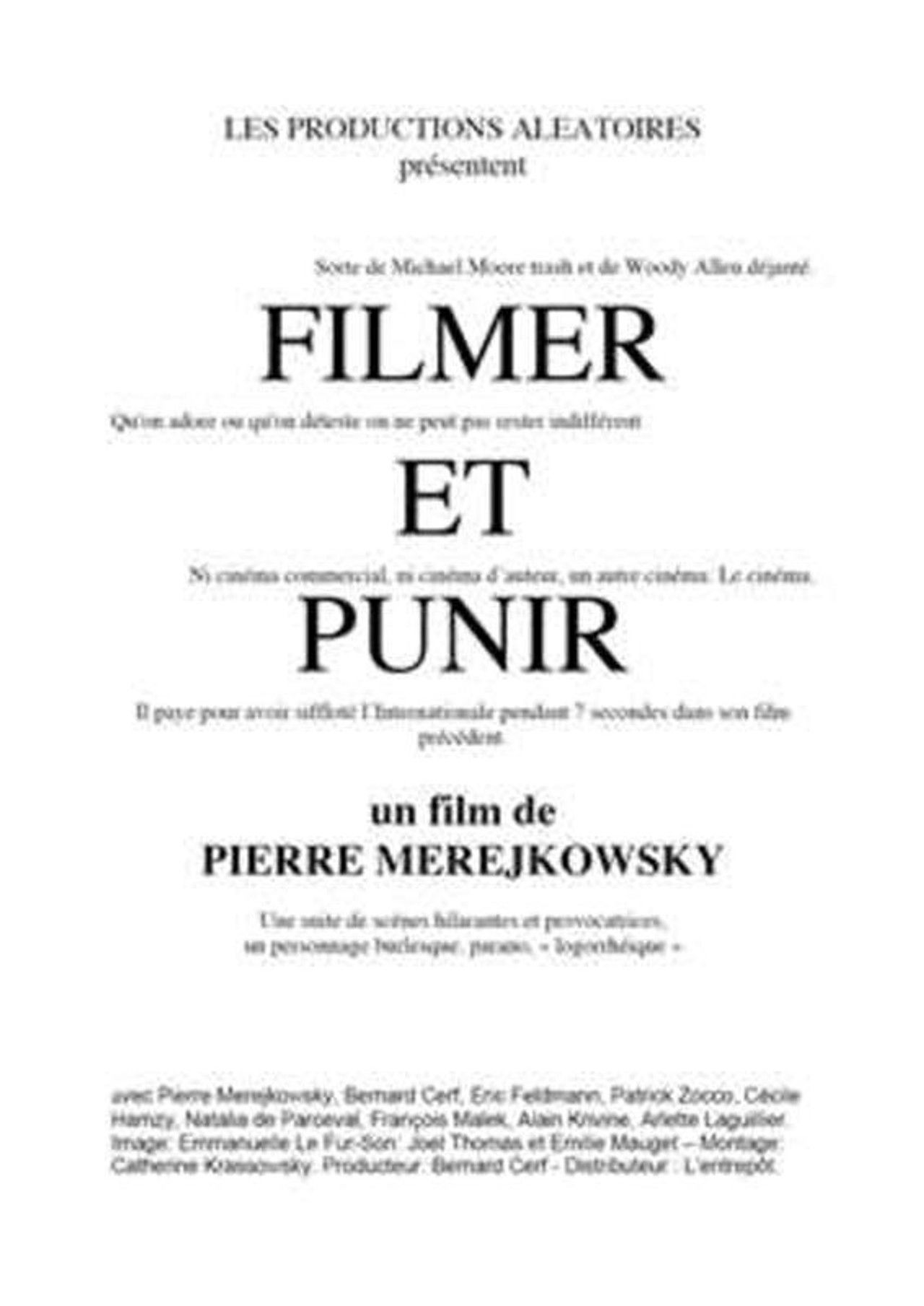 Filmer et punir Backdrop