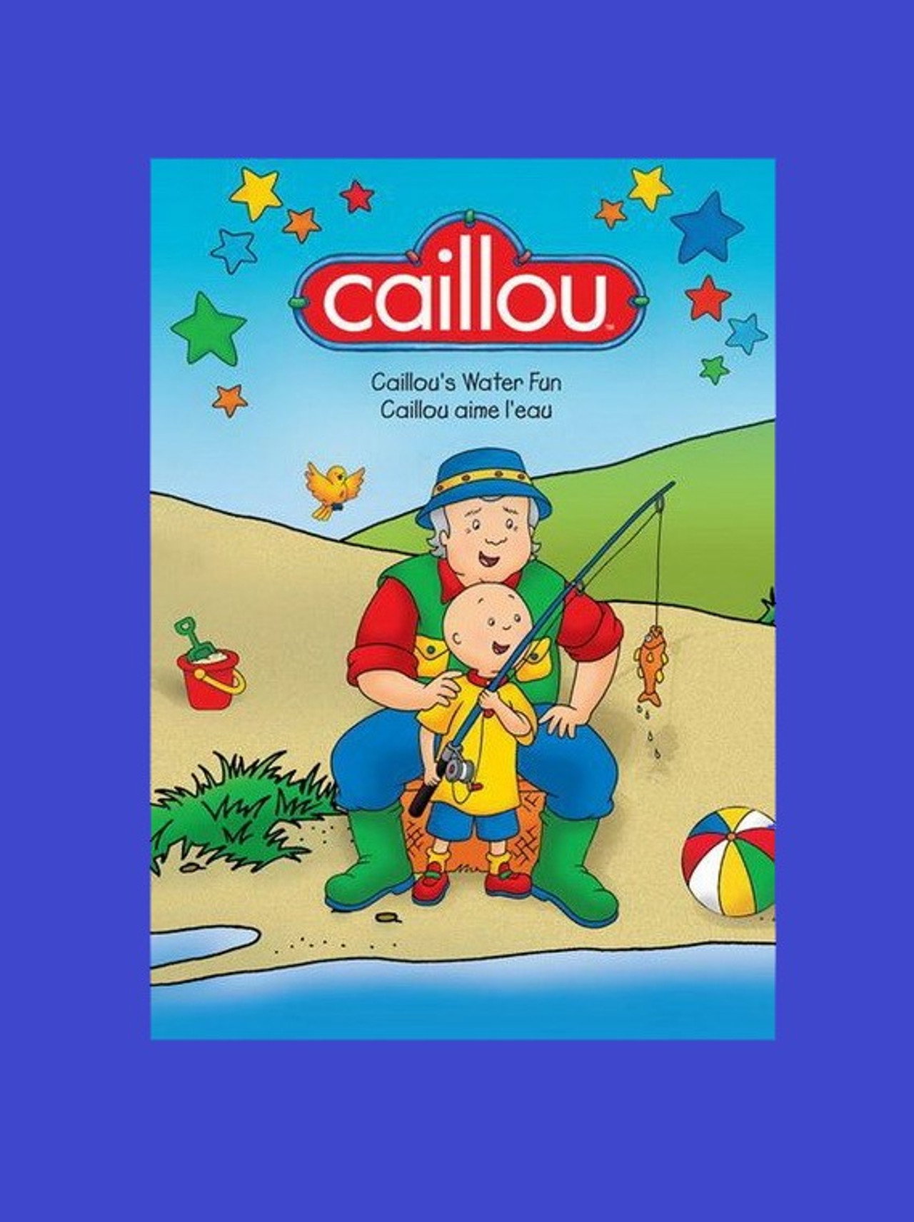 Caillou's Water Fun Backdrop