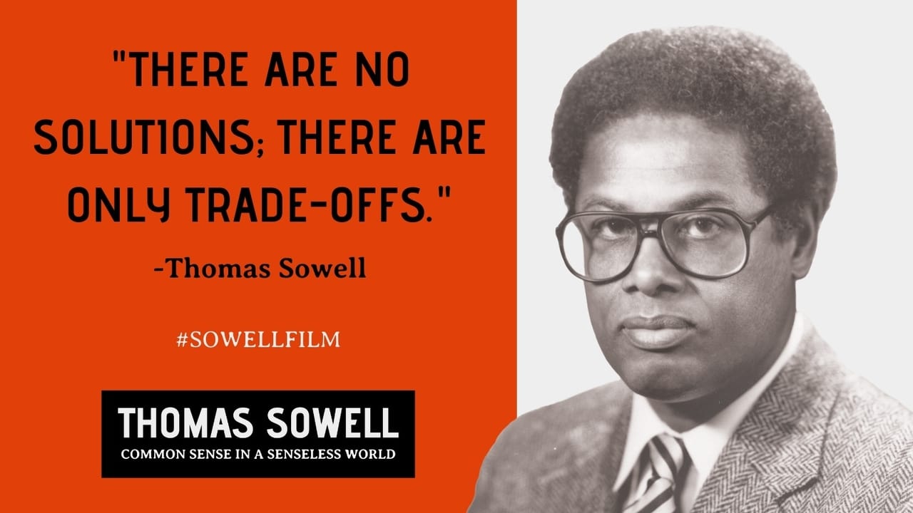 Thomas Sowell: Common Sense in a Senseless World background