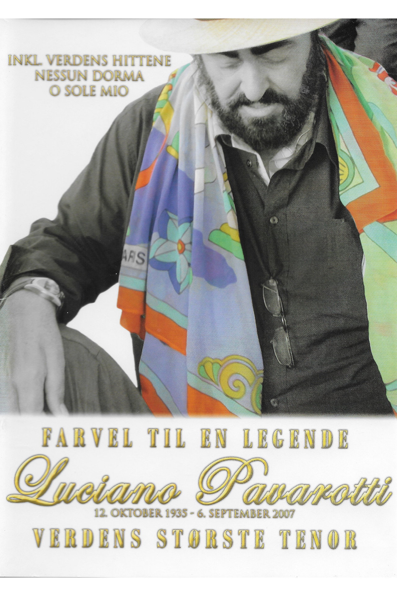 Luciano Pavarotti: A Legend Says Goodbye Backdrop
